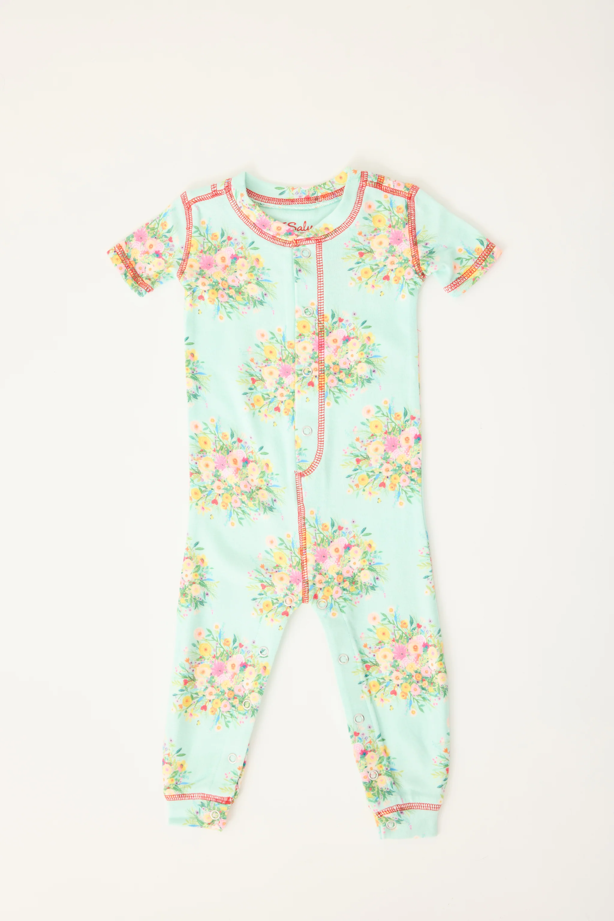 Adrian Valencia x PJS Floral Baby Romper - Image 2