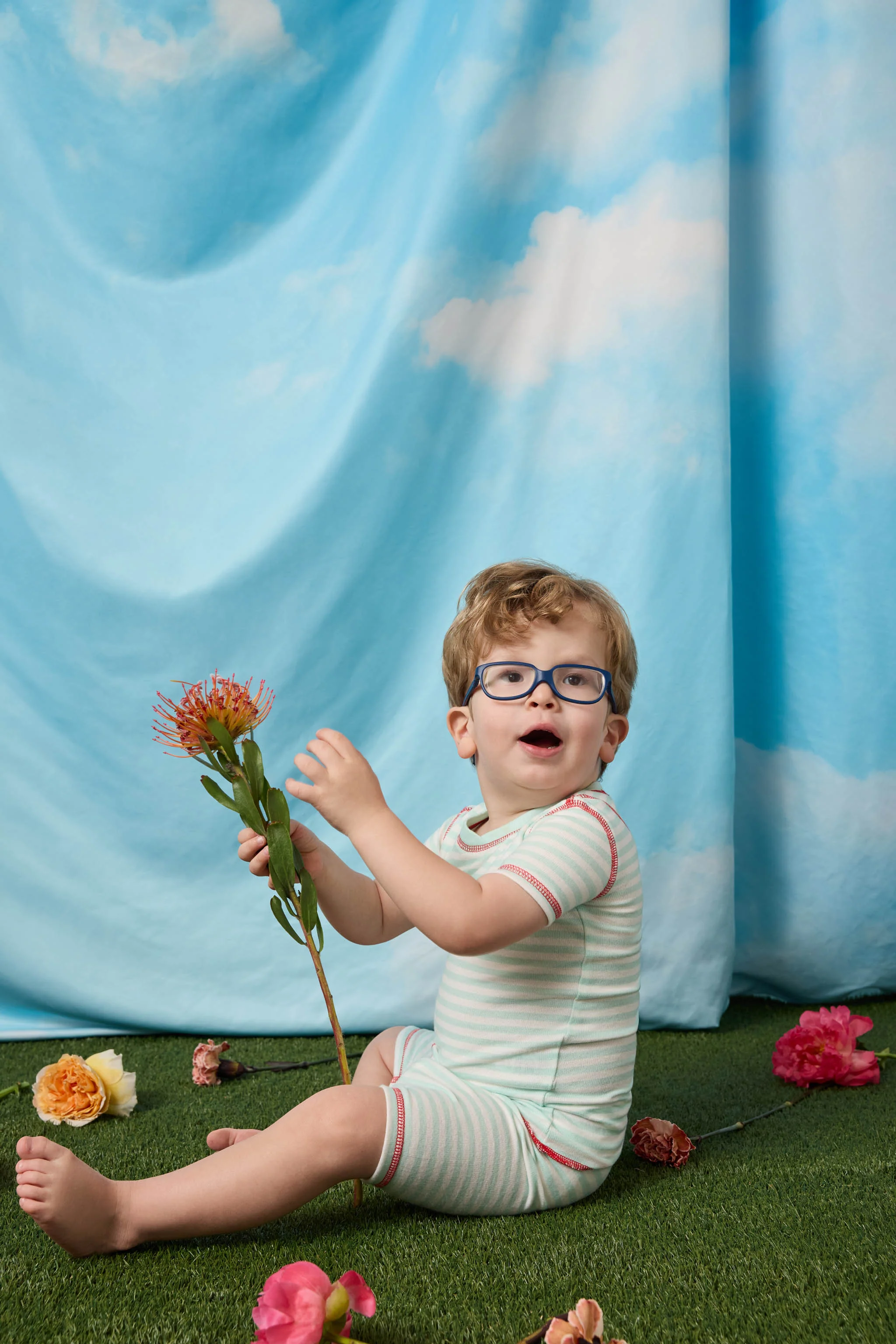 Adrian Valencia x PJS Striped Toddler PJ Set - Image 3