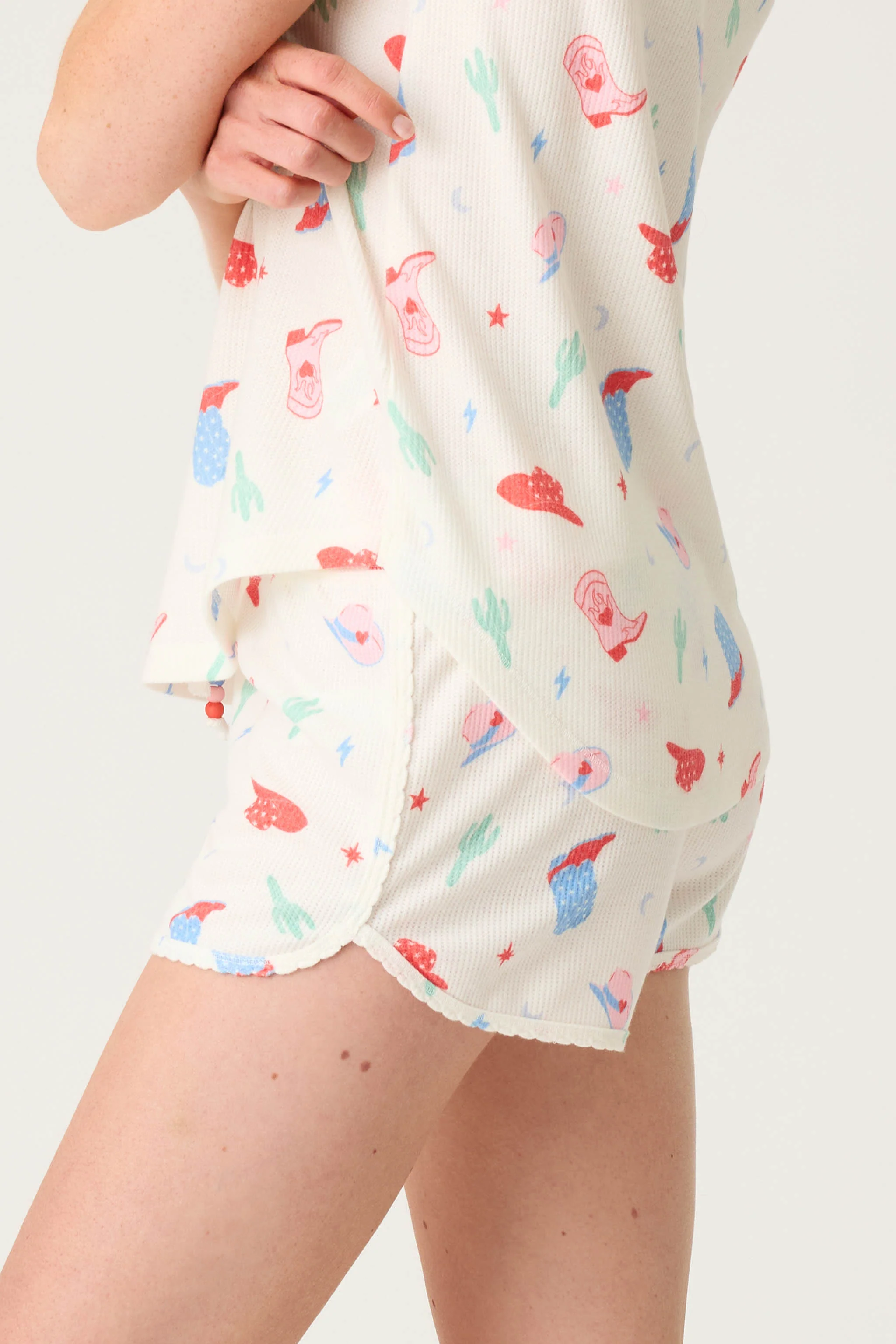 American Honey Cowboy Print Shorts - Image 5