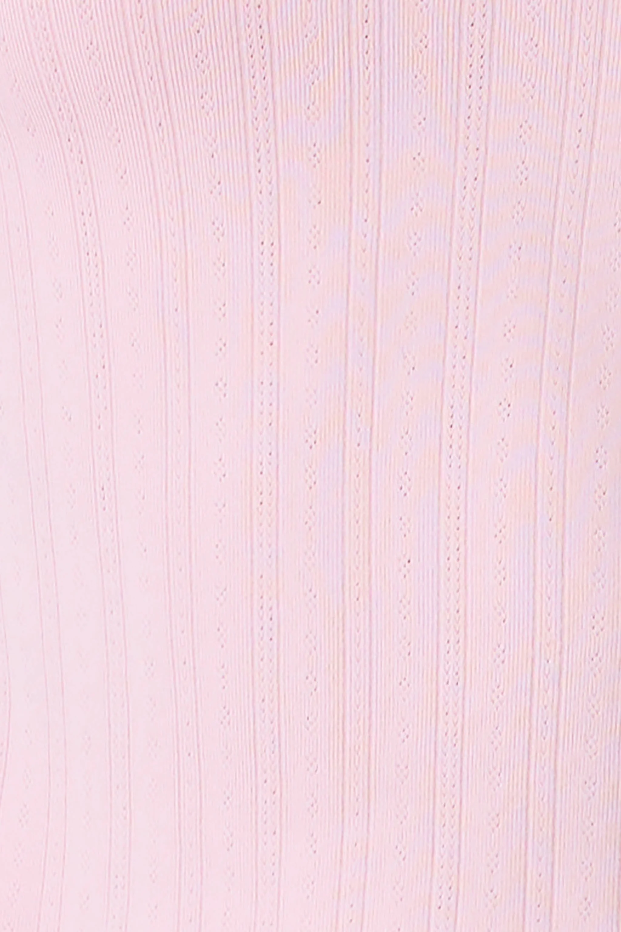 Back To Basics Pointelle Long Sleeve Top - Image 5