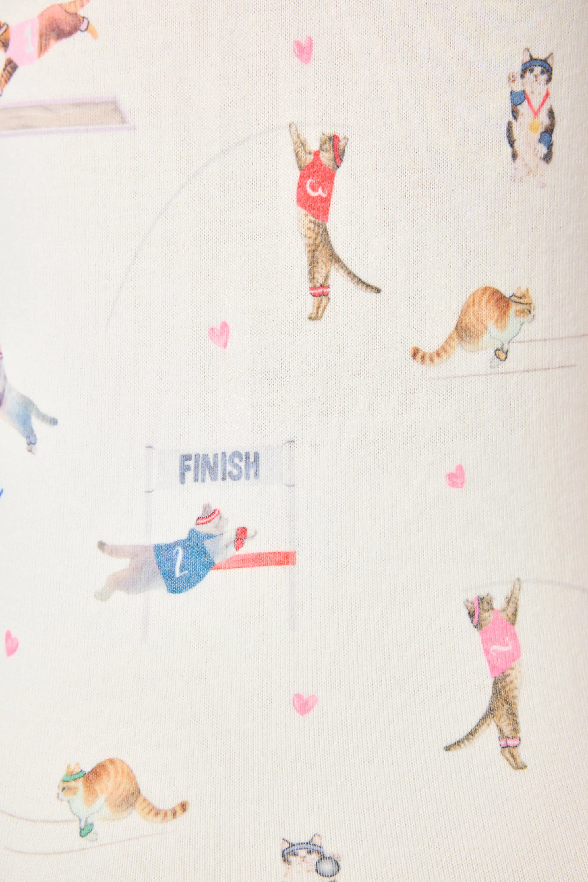 Catletics Cat Print Banded Pants - Image 2