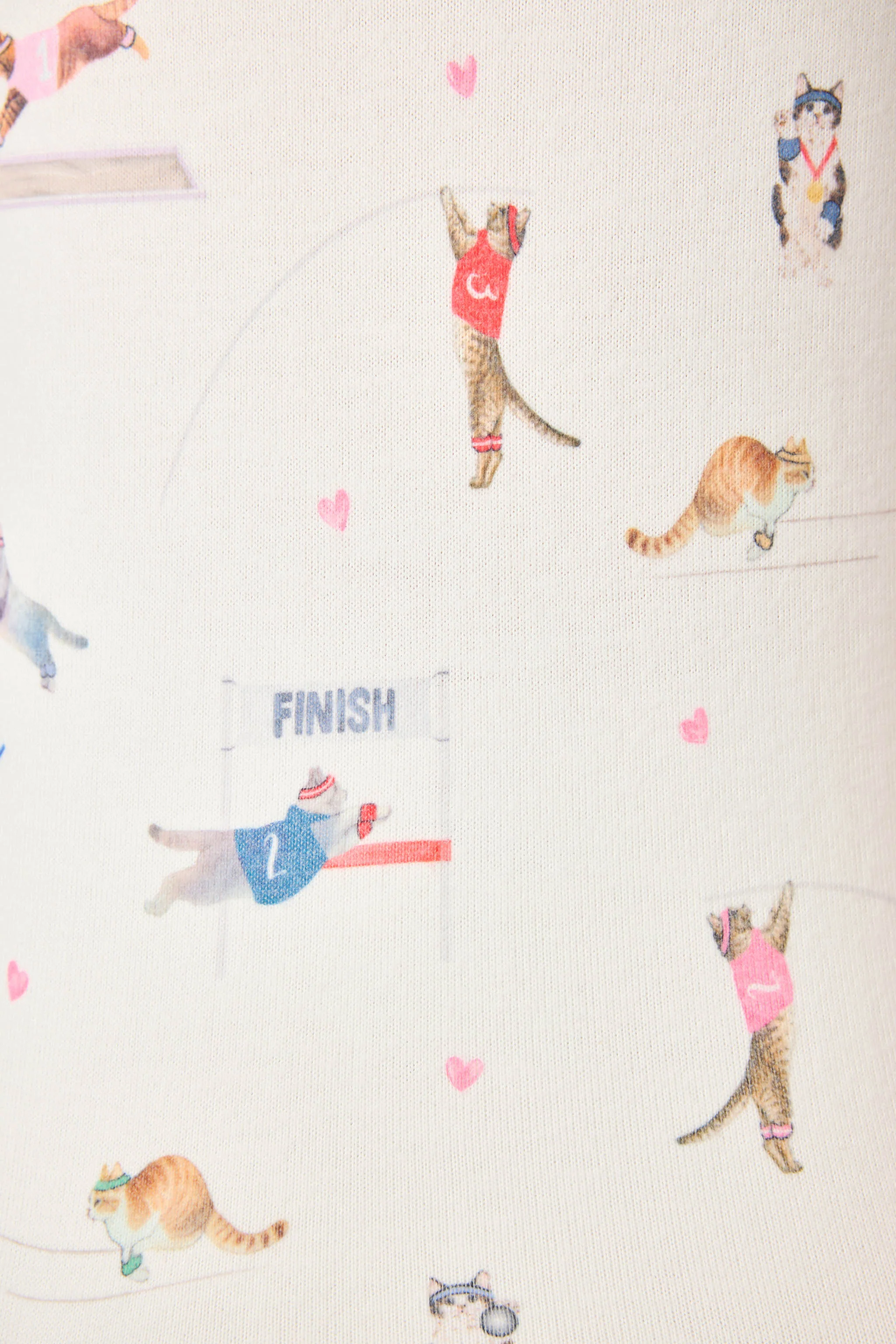 Catletics Cat Print Long Sleeve Top - Image 2