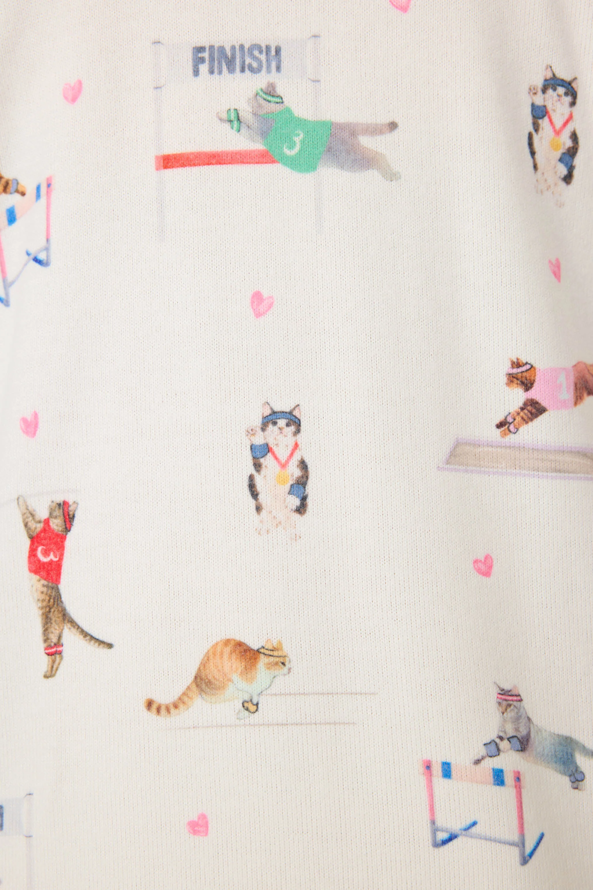 Catletics Cat Print Shorts - Image 2