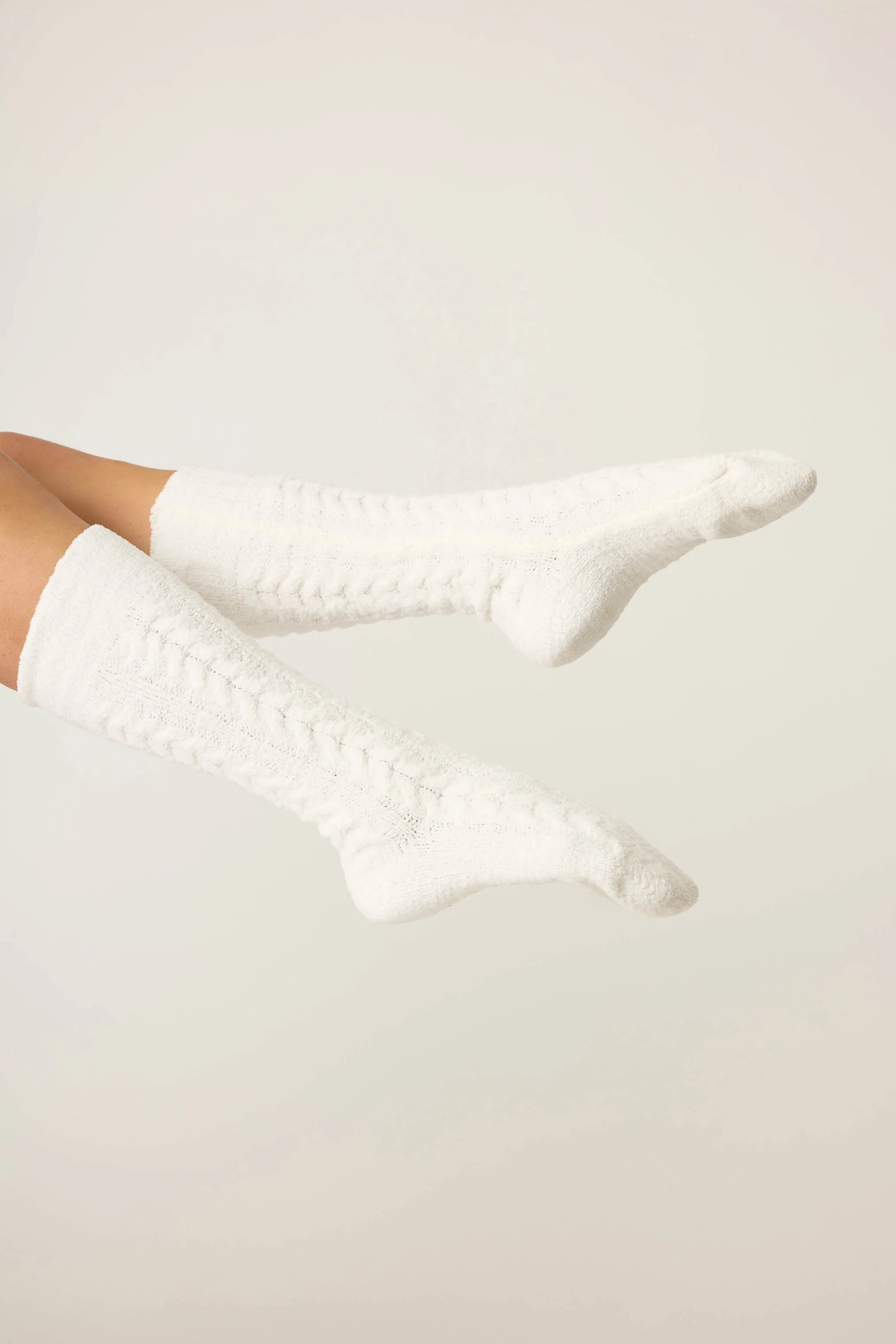 Chenille Cable Knit Mid-Calf Socks - Image 5