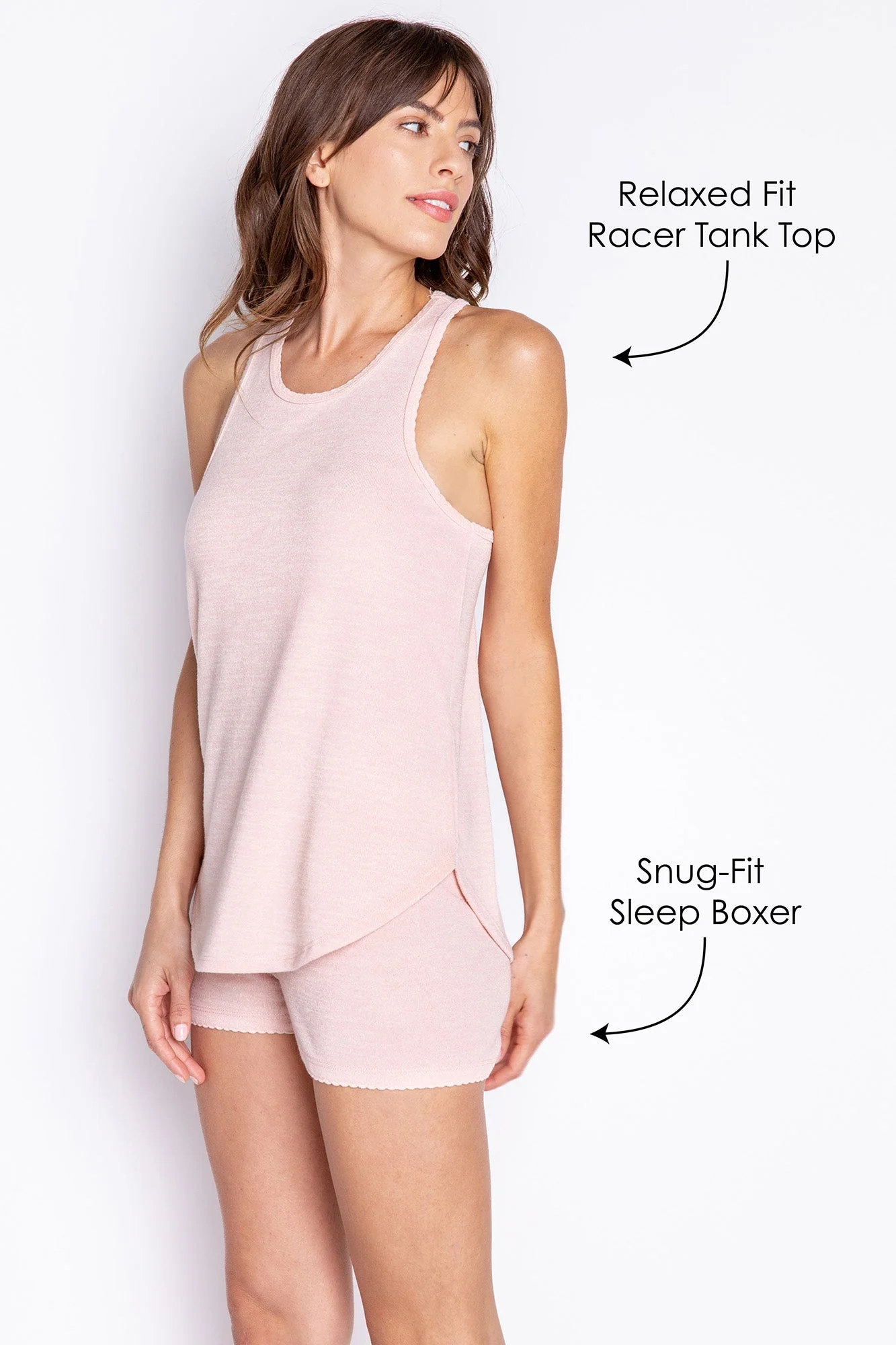 Cozy Plus Pink Clay Reloved Rib Short Set - Image 3