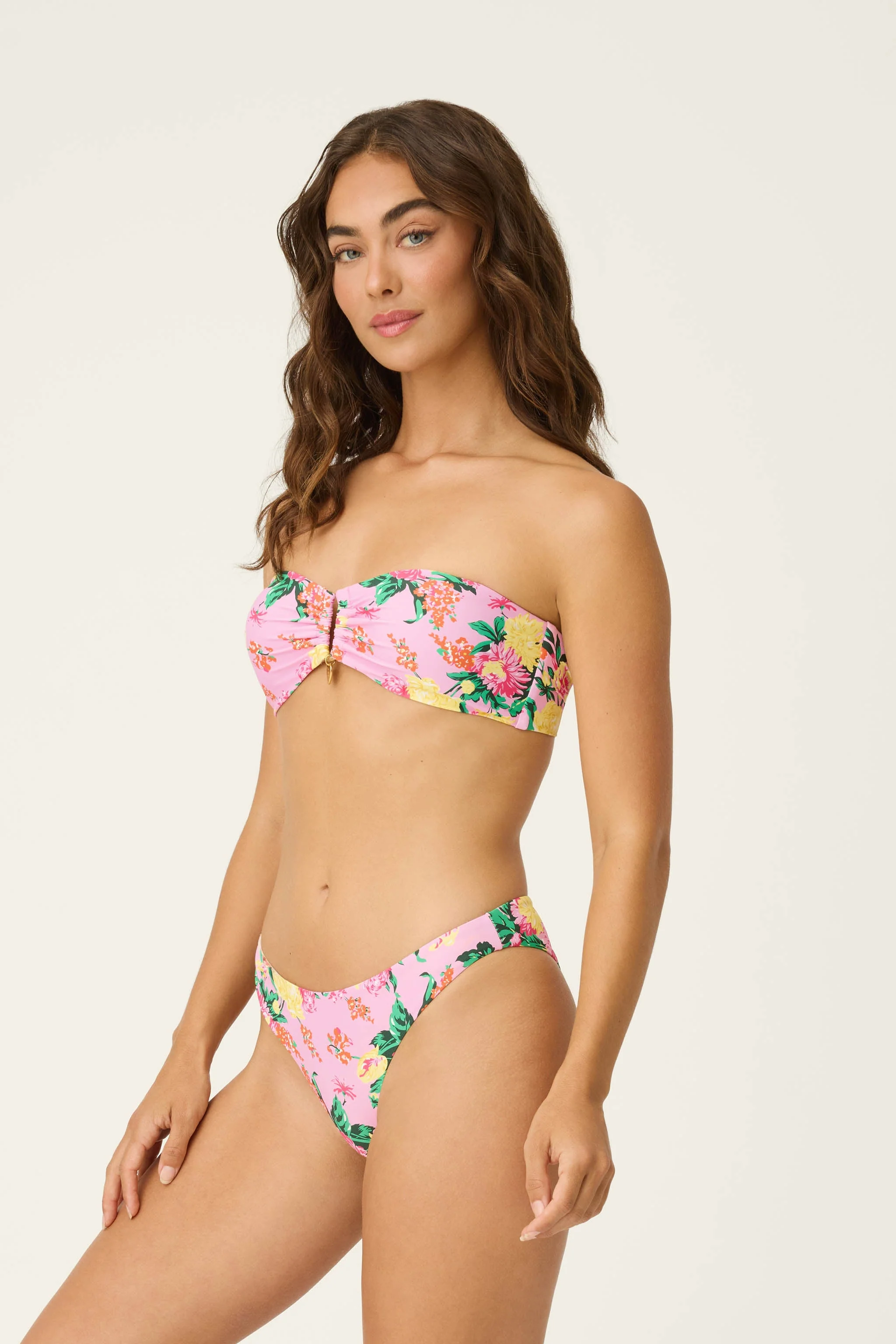 PJS x PQ Swim Dahlia Detail Bandeau - Image 4