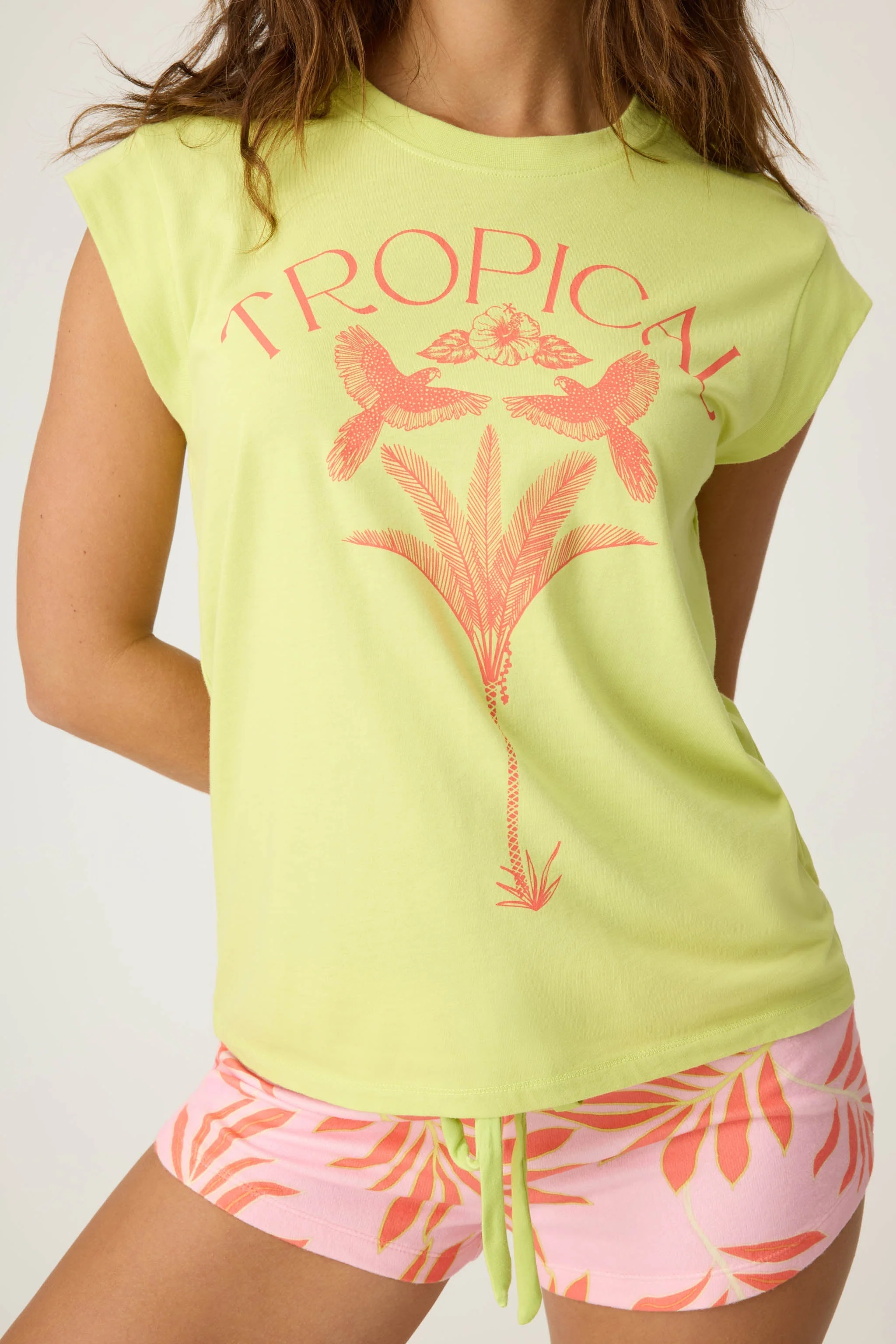 Electric Summer Short Sleeve Top - Image 3