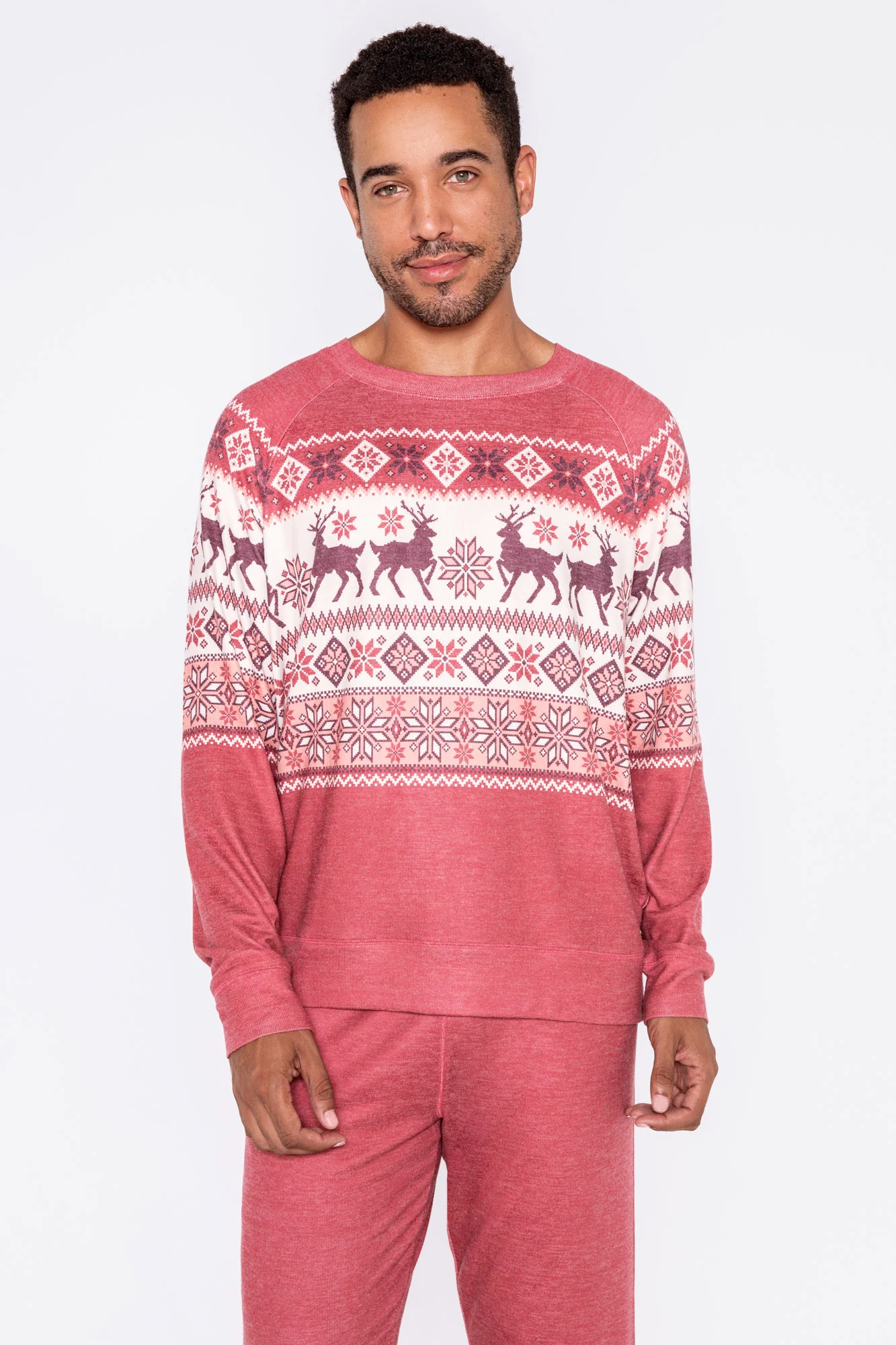 Family Fair Isle Men's Long Sleeve Top - Image 4