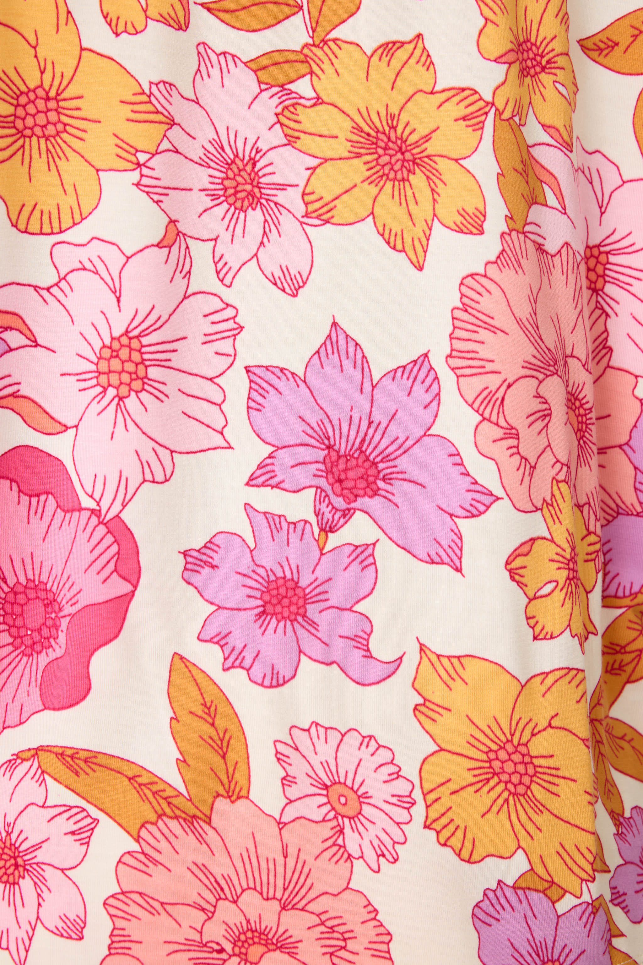 Sweet Dreams Floral Print Modal Short Sleeve Top - Image 7