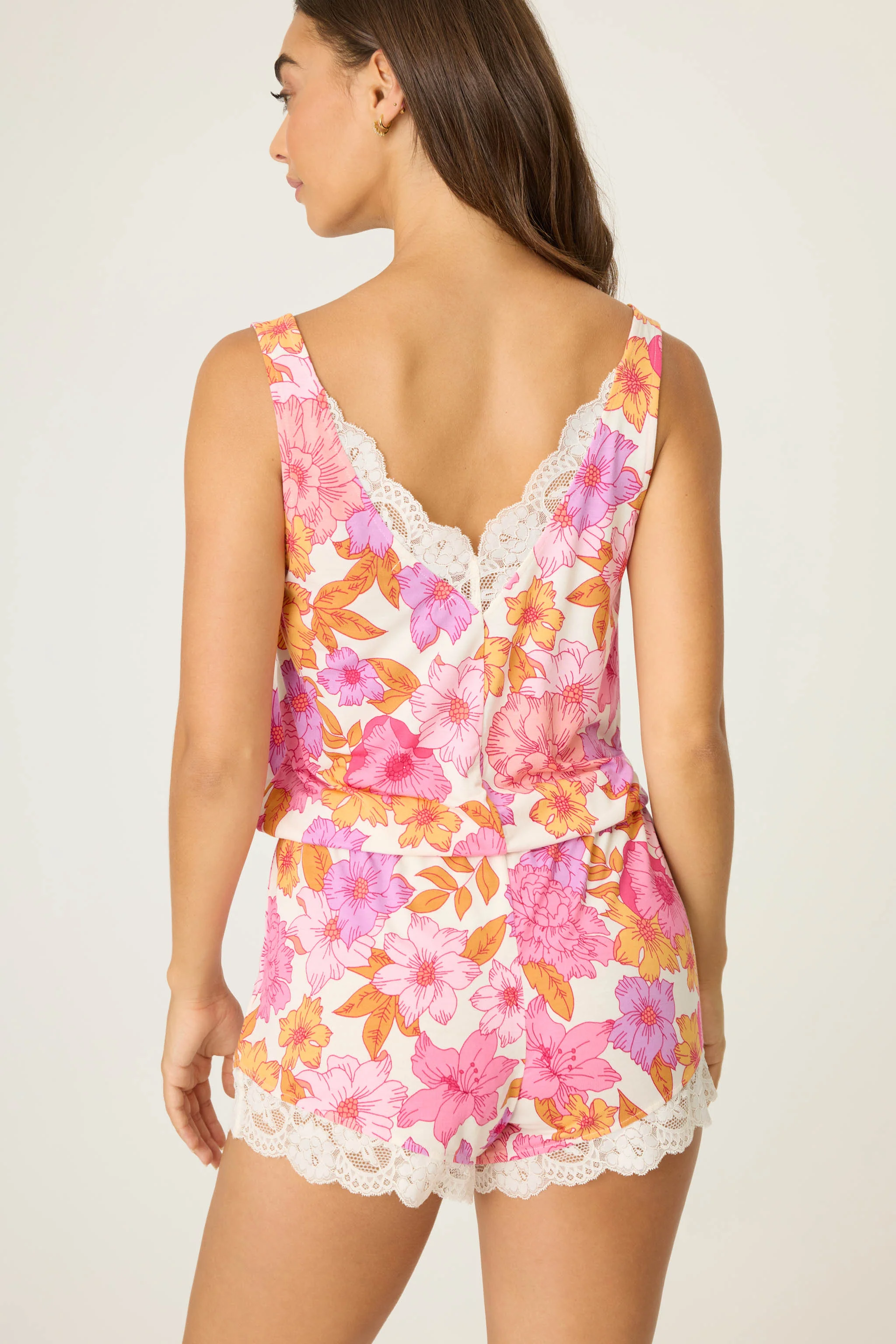 Sweet Dreams Floral Print Modal Romper - Image 2