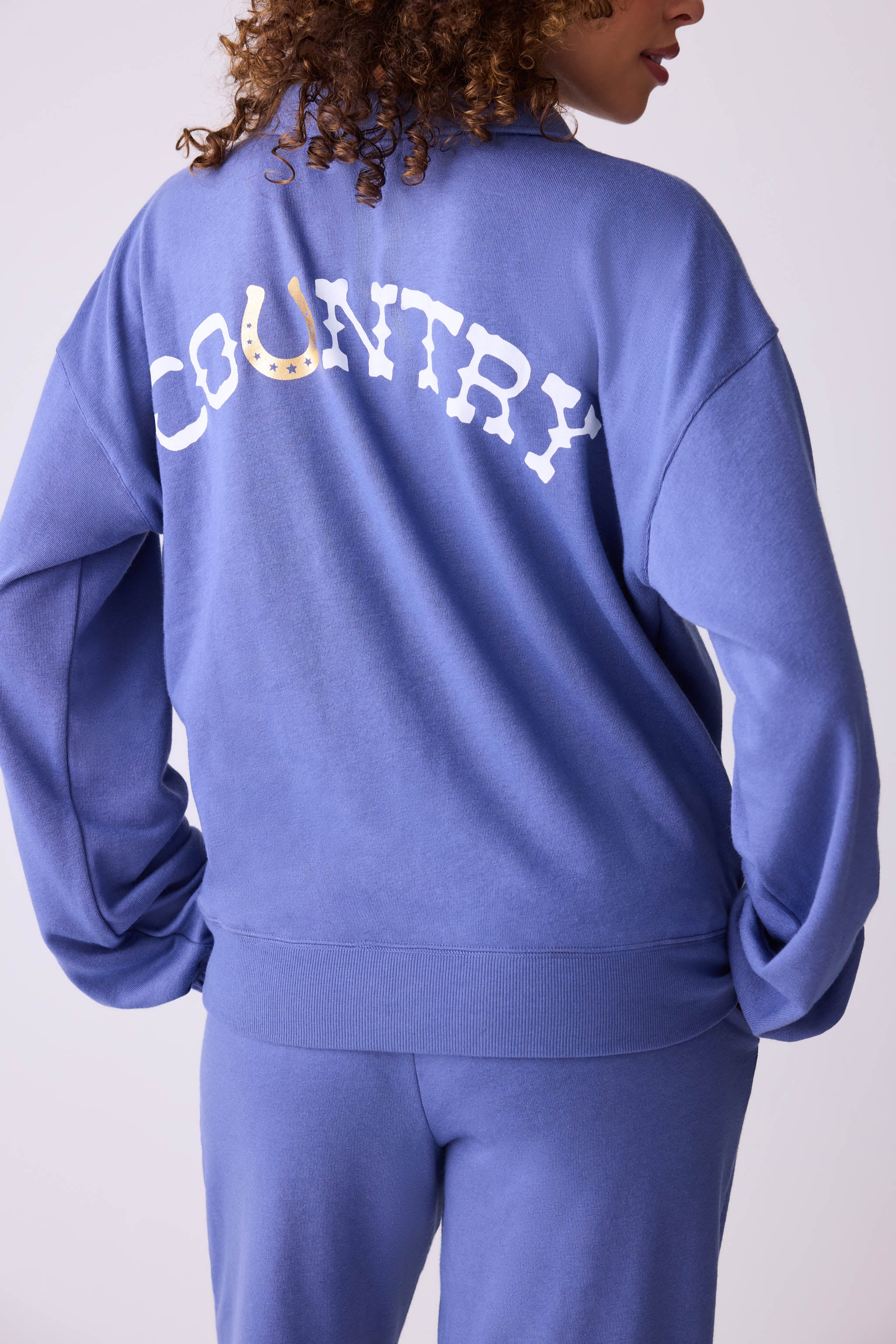 Home Base Country Graphic Fleece Jogger Set - Image 2
