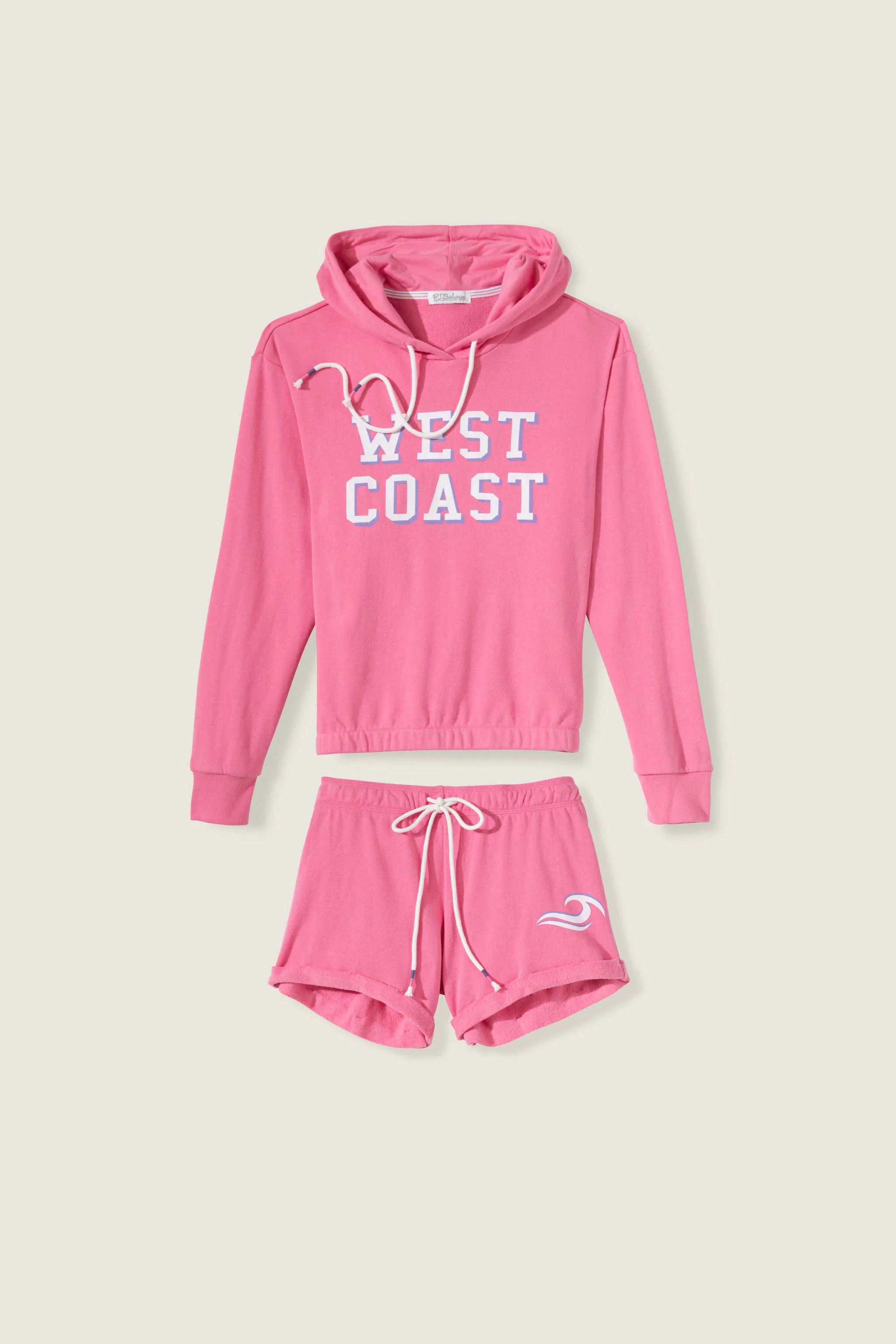 Home Base West Coast Graphic Fleece Short Set - Image 2