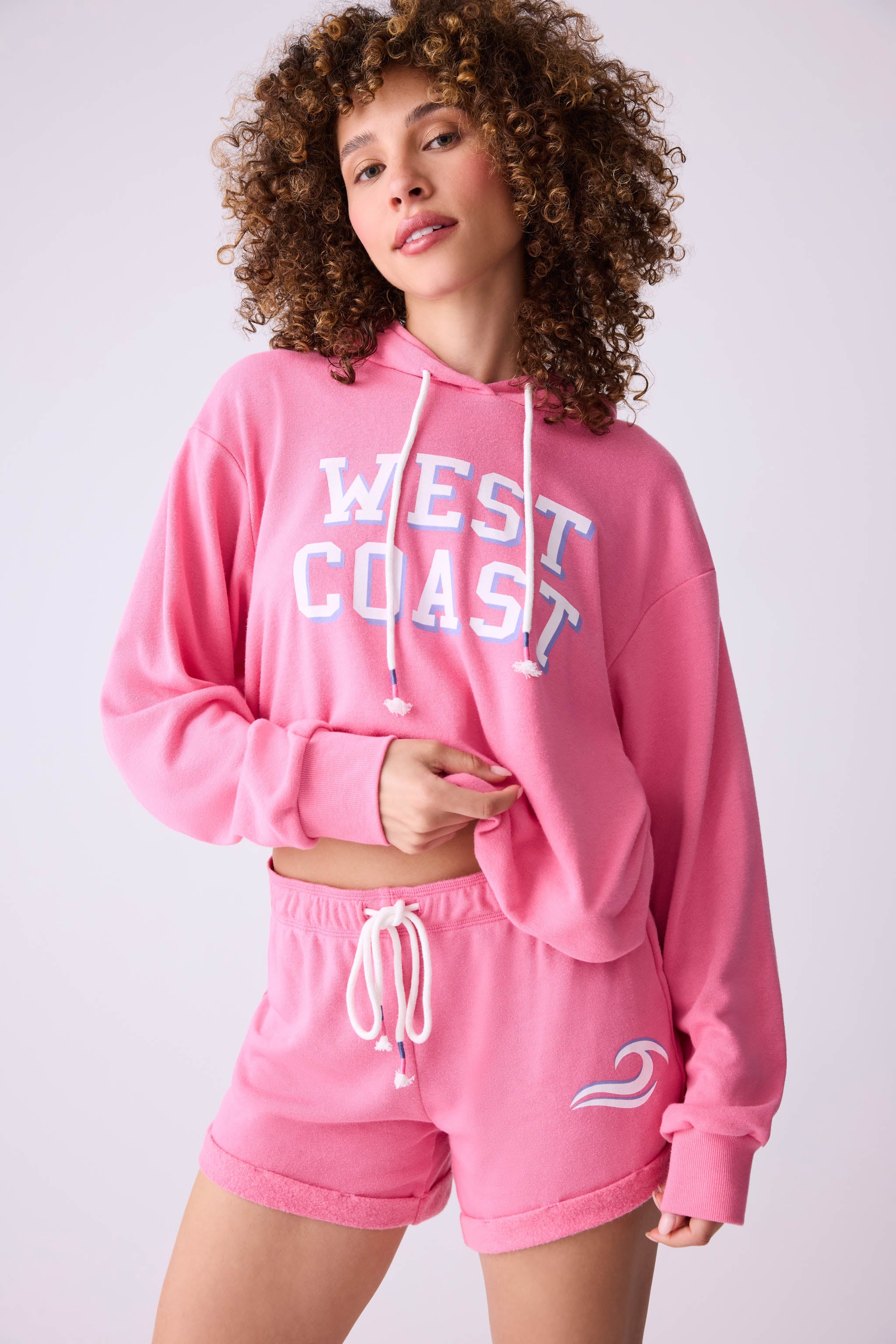 Home Base West Coast Graphic Fleece Short Set - Image 3