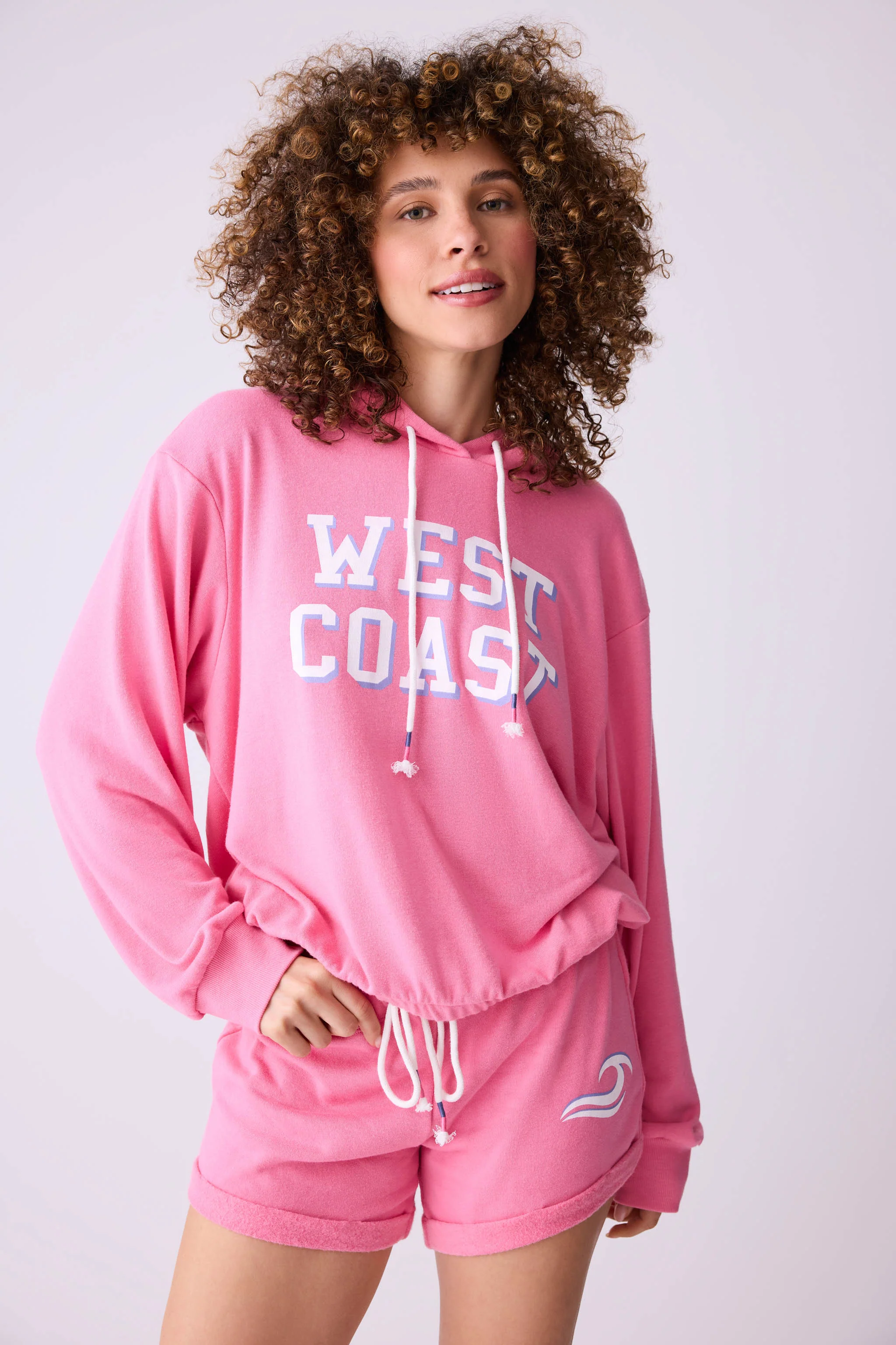 Home Base West Coast Graphic Fleece Short Set - Image 4
