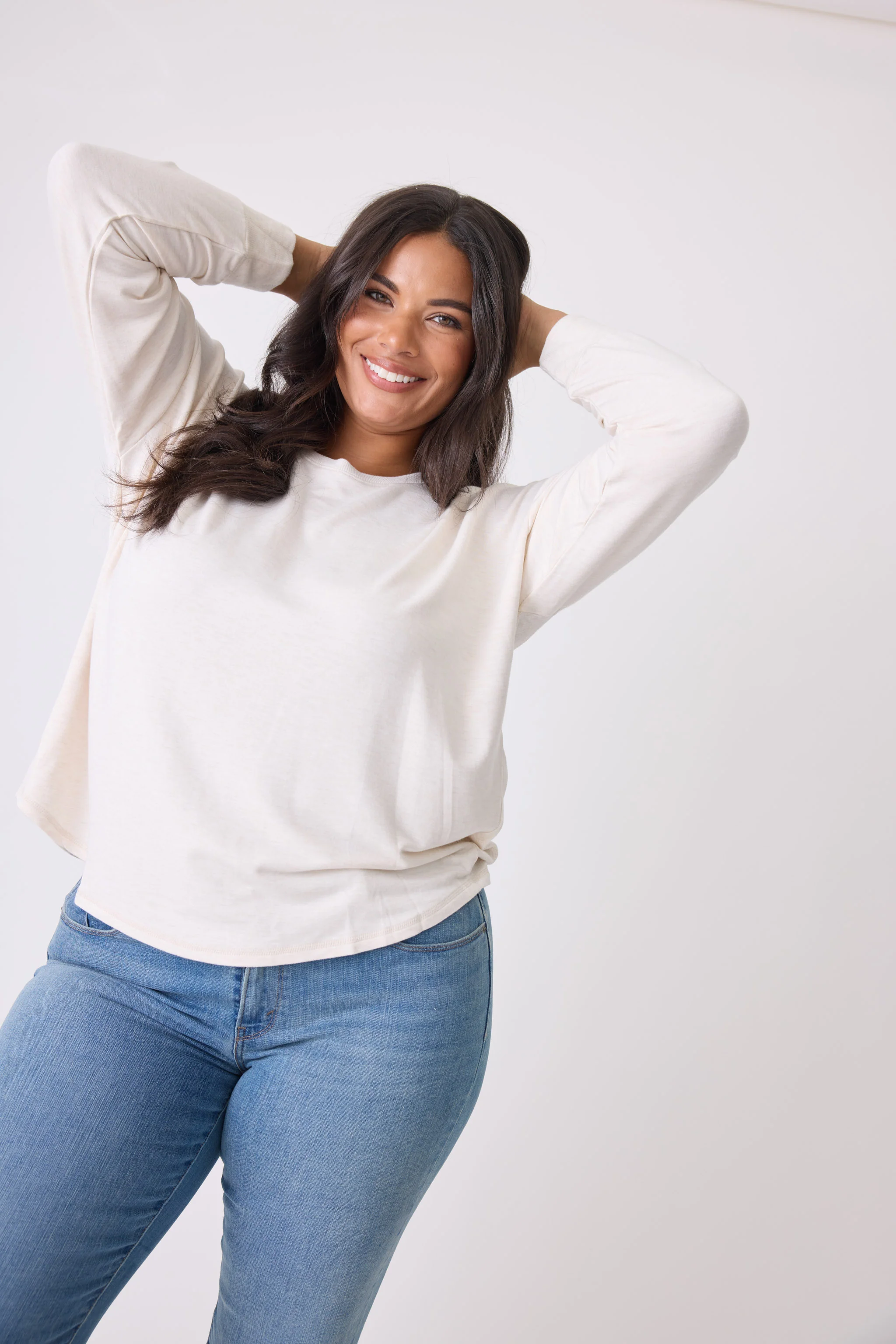 Jammie Essentials Long Sleeve Top - Plus Size - Image 6