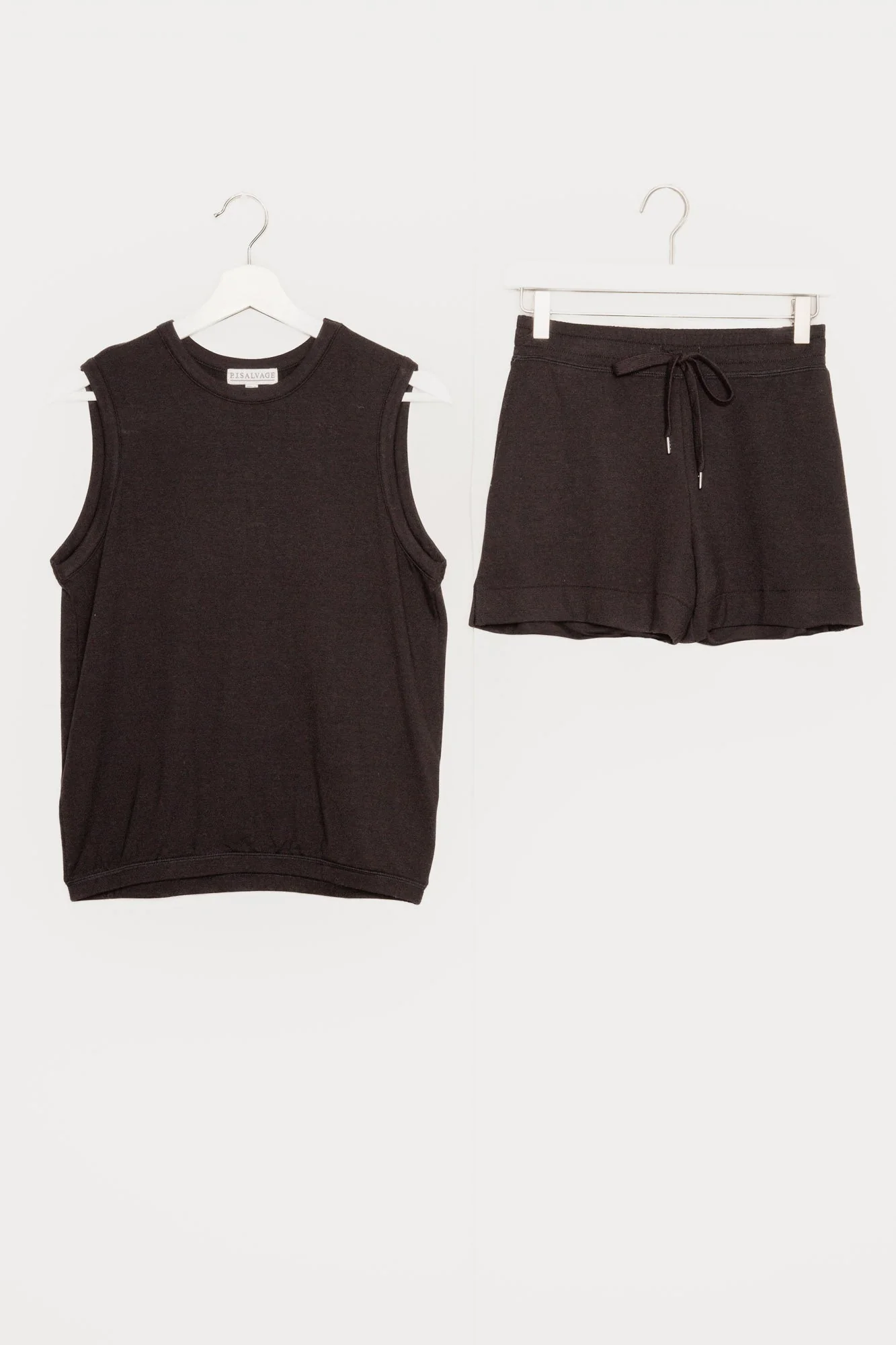 Jammie Essentials Short Black Lounge Set - Image 2