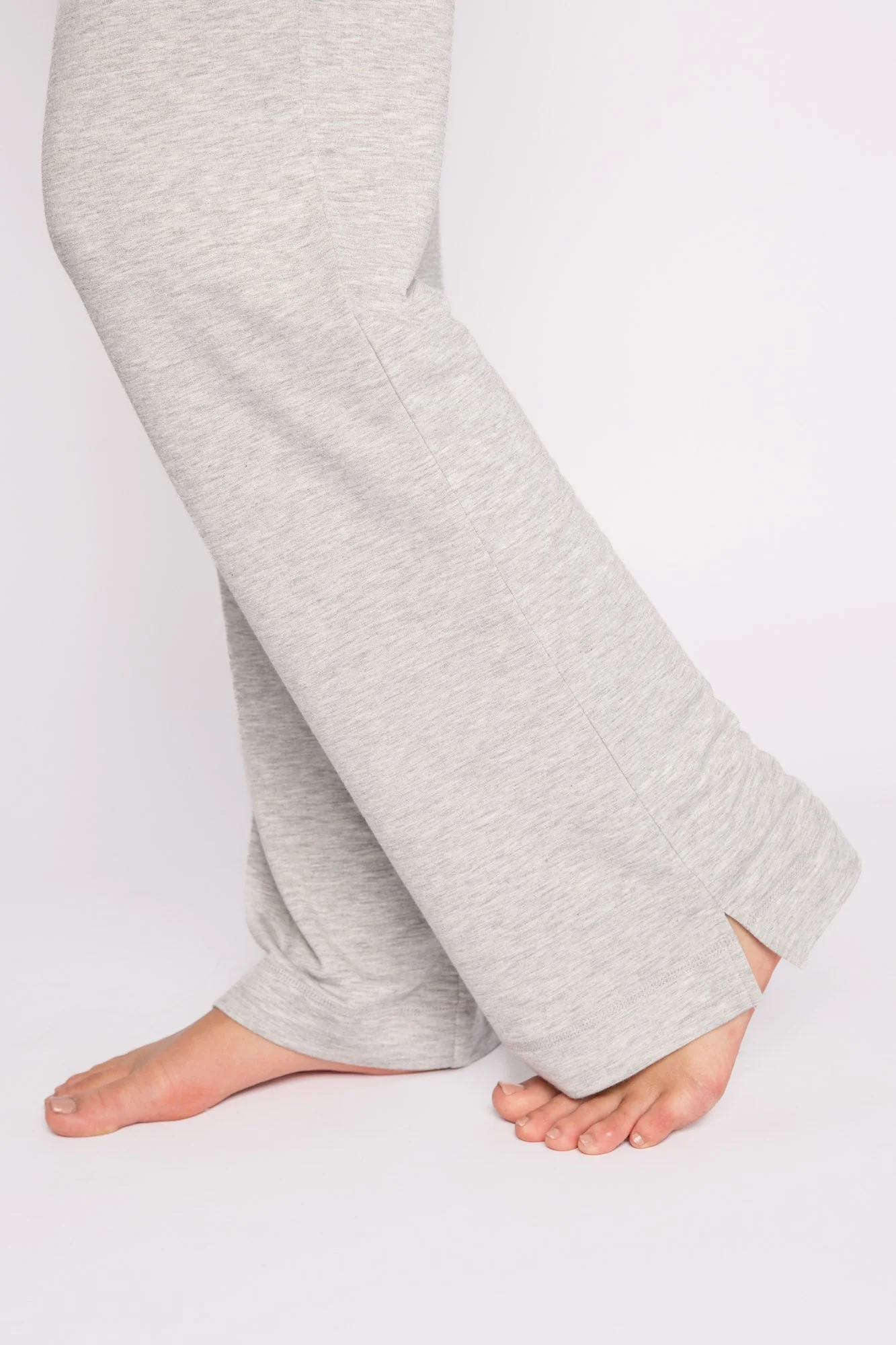 Jammie Essentials Long Heather Grey PJ Set - Image 6