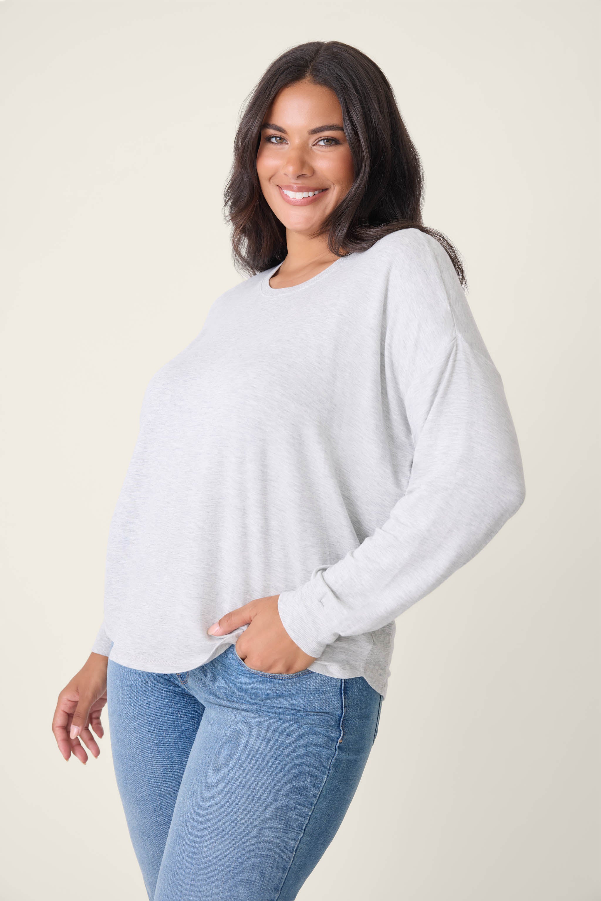 Jammie Essentials Long Sleeve Top - Plus Size - Image 5