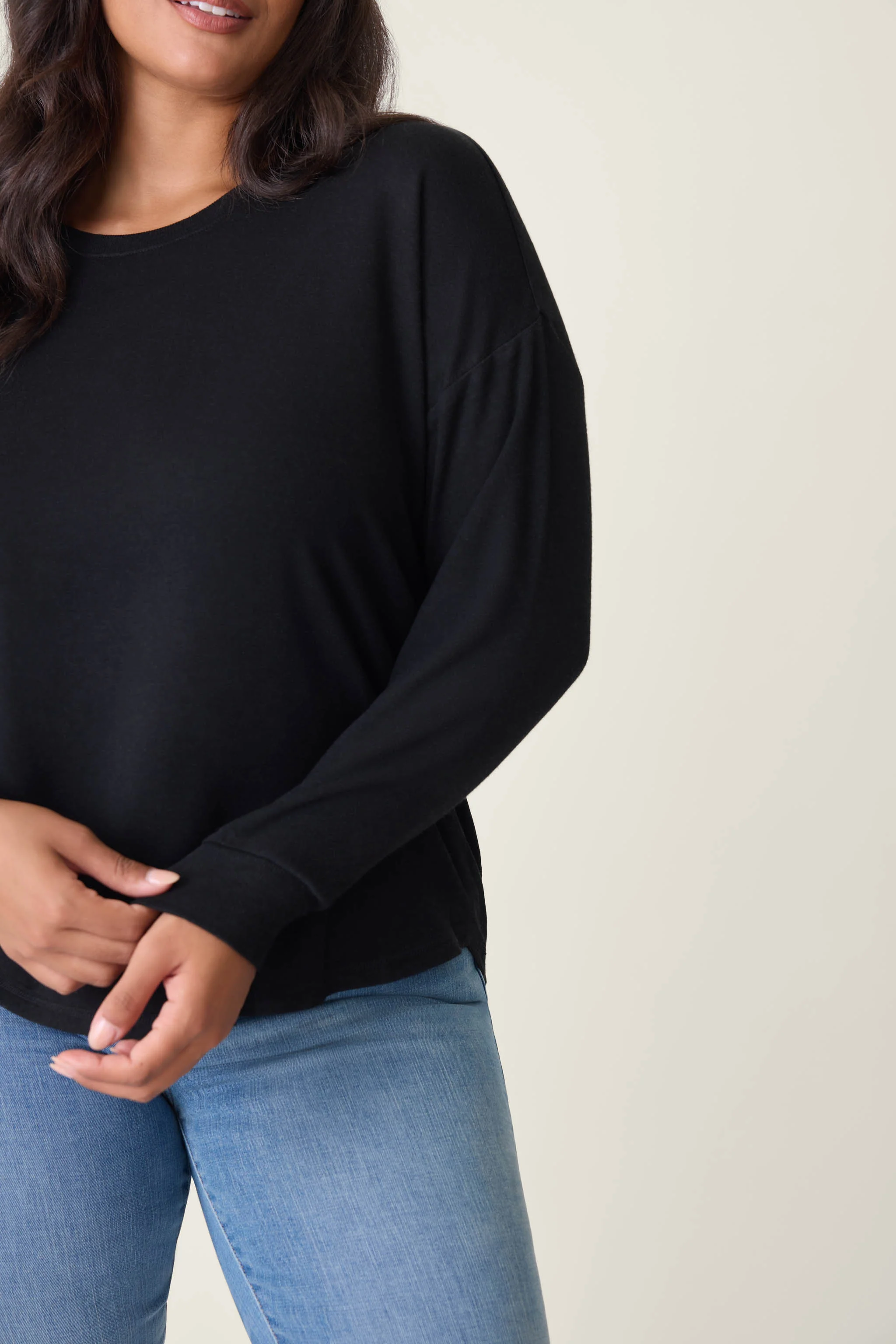 Jammie Essentials Long Sleeve Top - Plus Size - Image 4