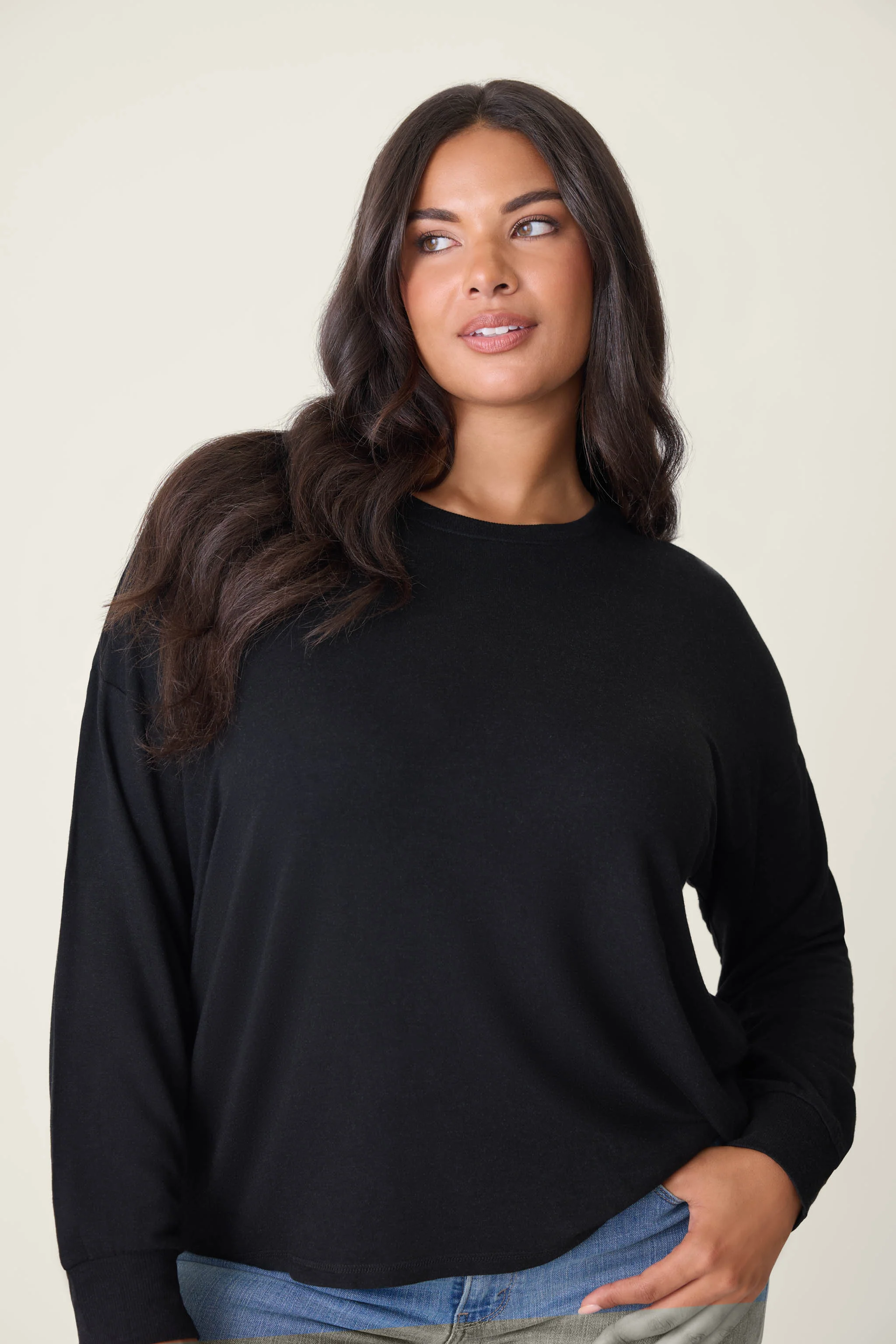 Jammie Essentials Long Sleeve Top - Plus Size - Image 6