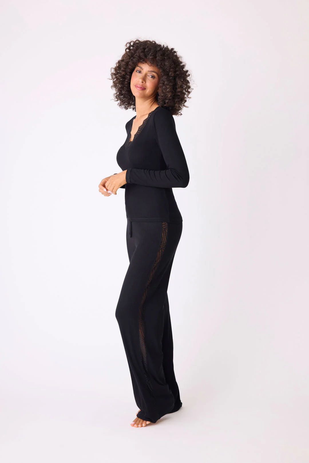 Lacey Basics Long Sleeve Top - Image 4