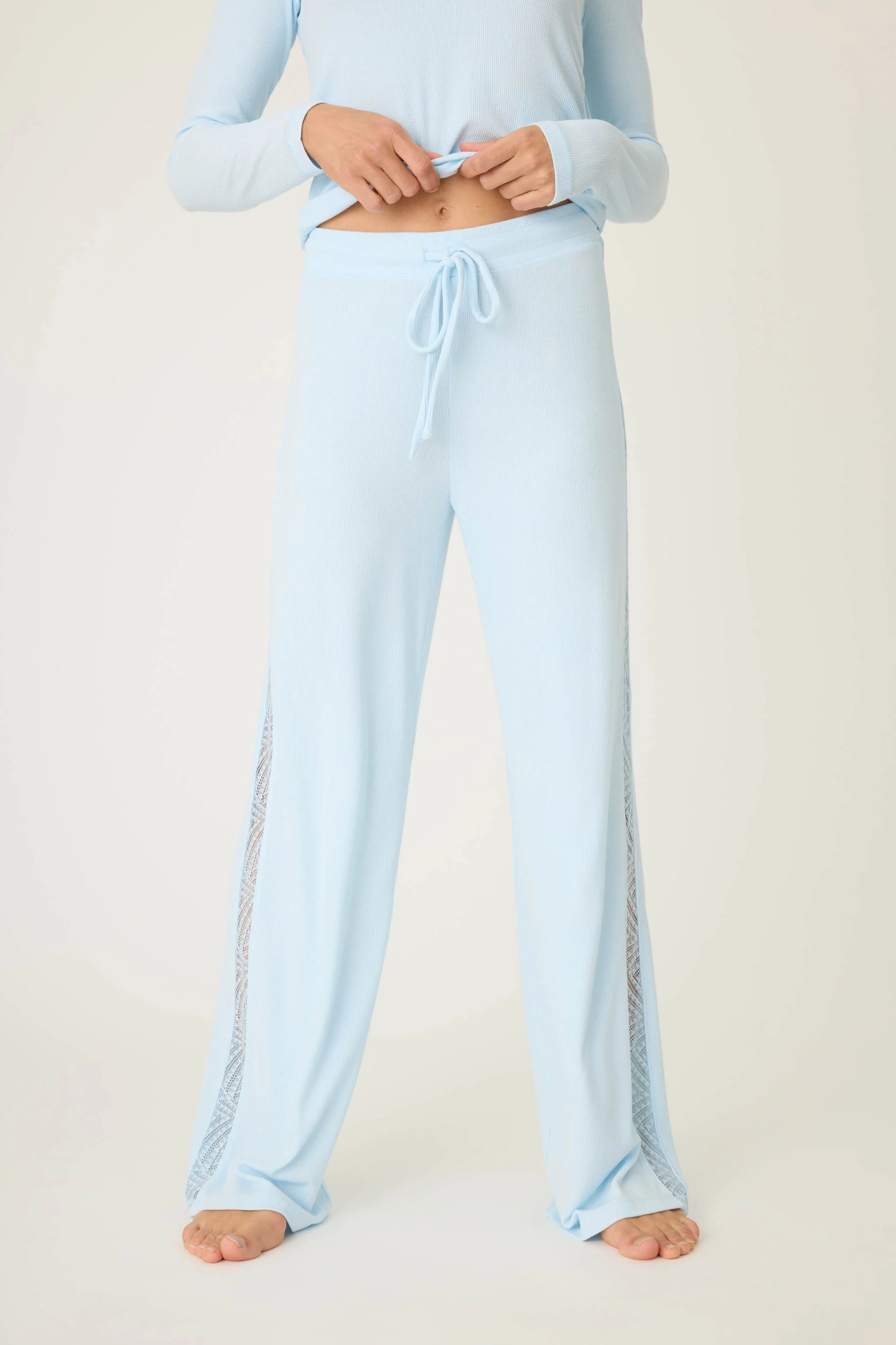 Lacey Basics Ribbed Pants - Image 3