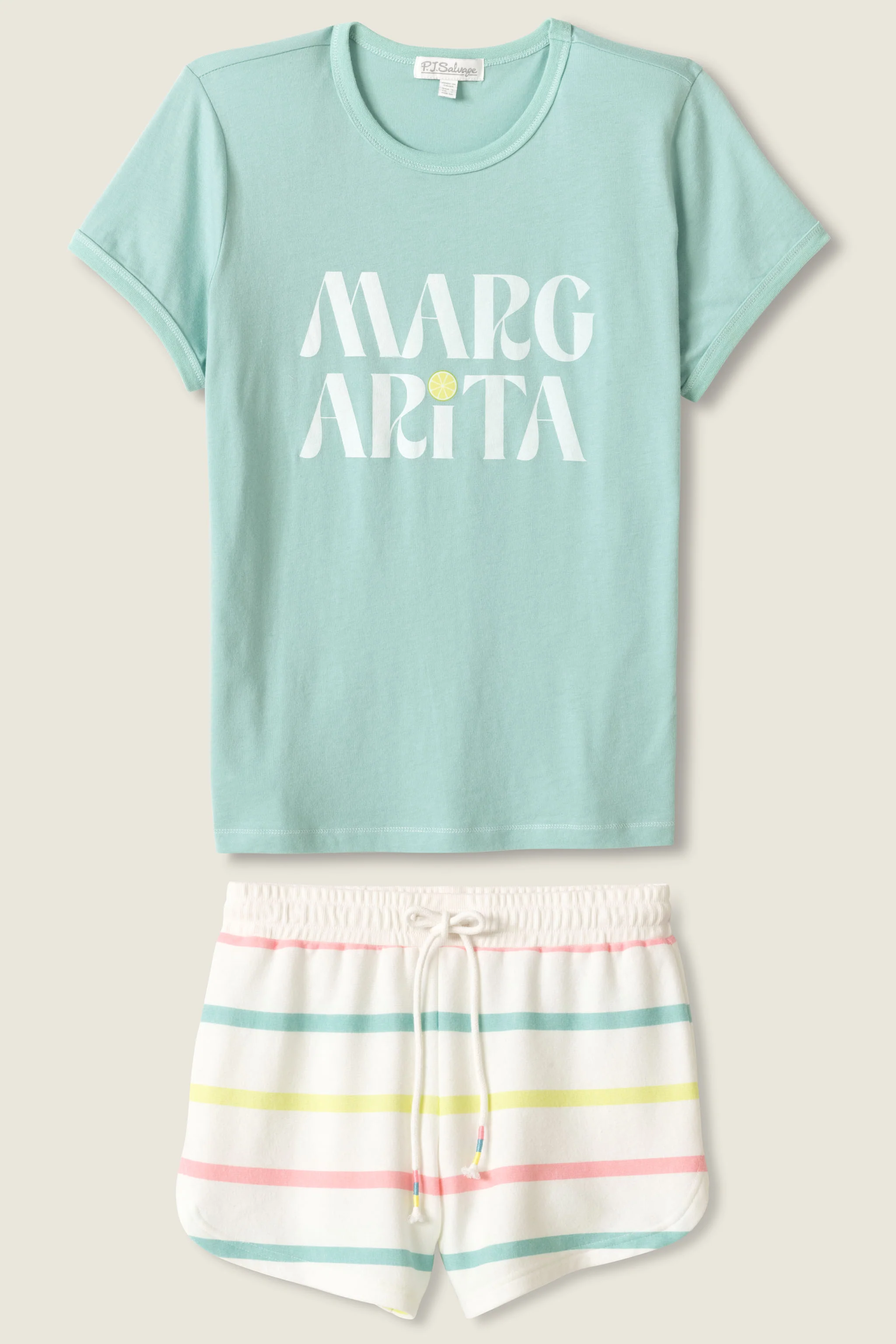 Limes & Sunshine Lounge Shorts Set - Image 2