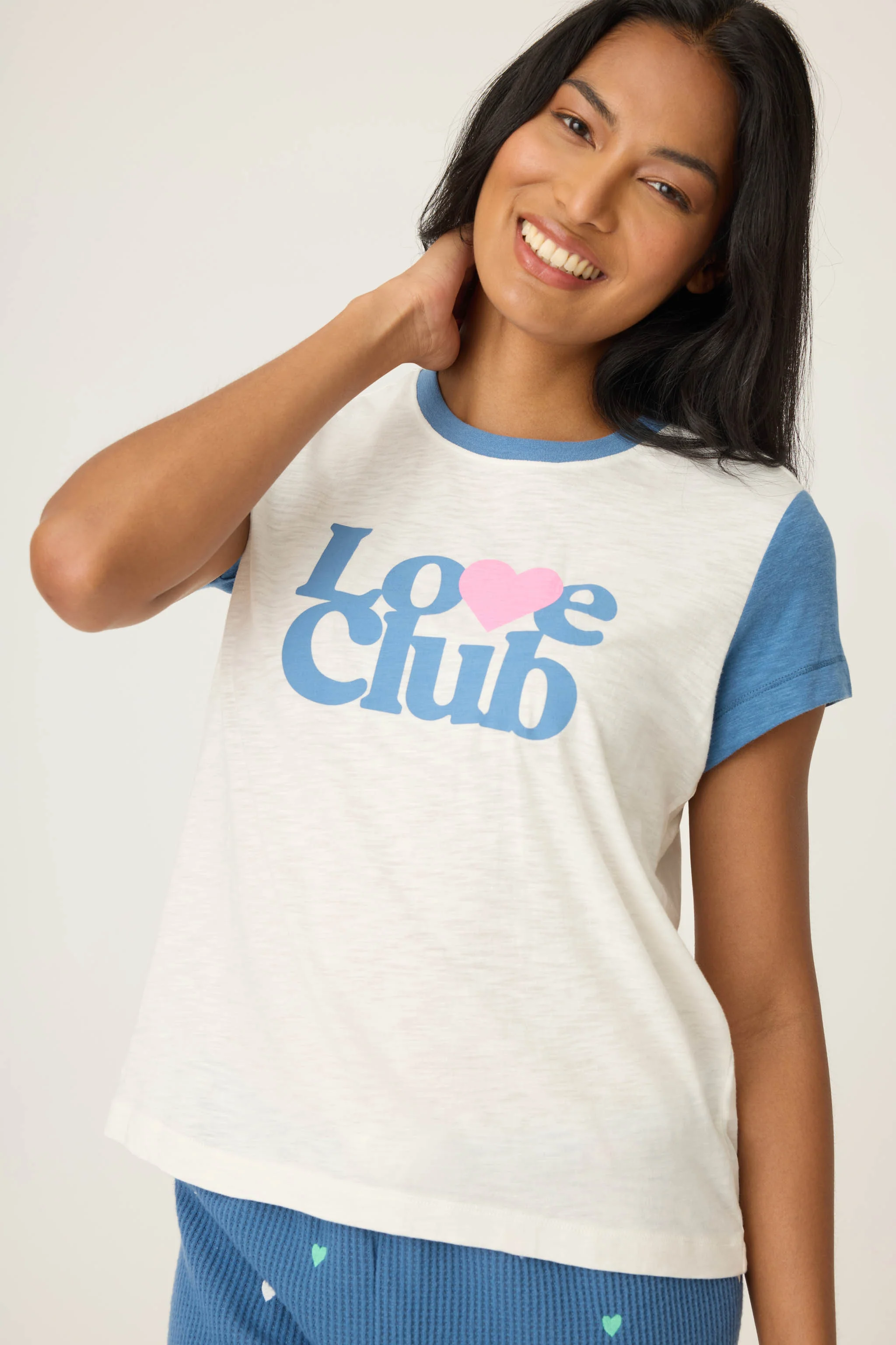 Love Club Graphic Short Sleeve T-Shirt - Image 4