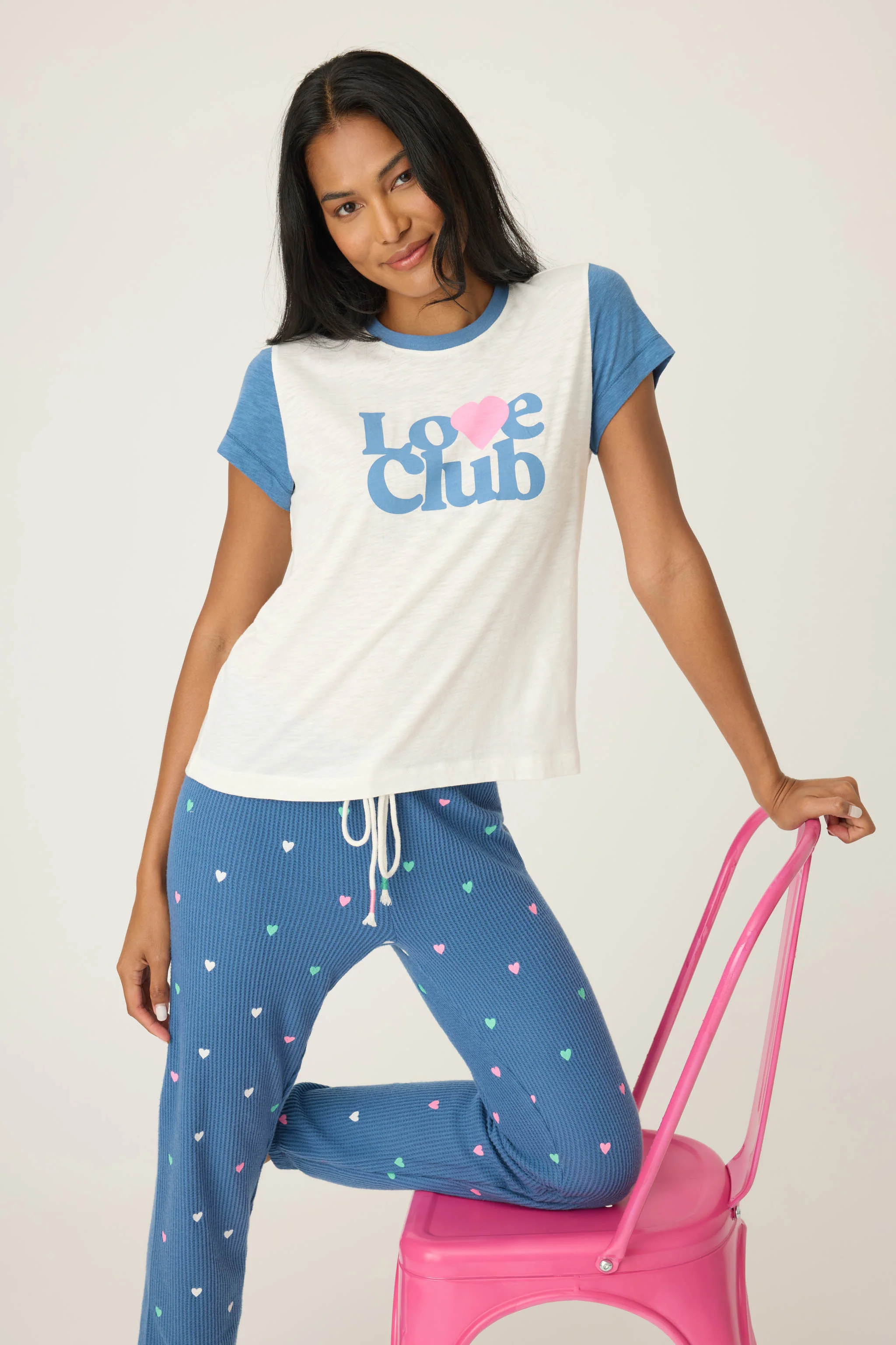 Love Club Graphic Short Sleeve T-Shirt - Image 6