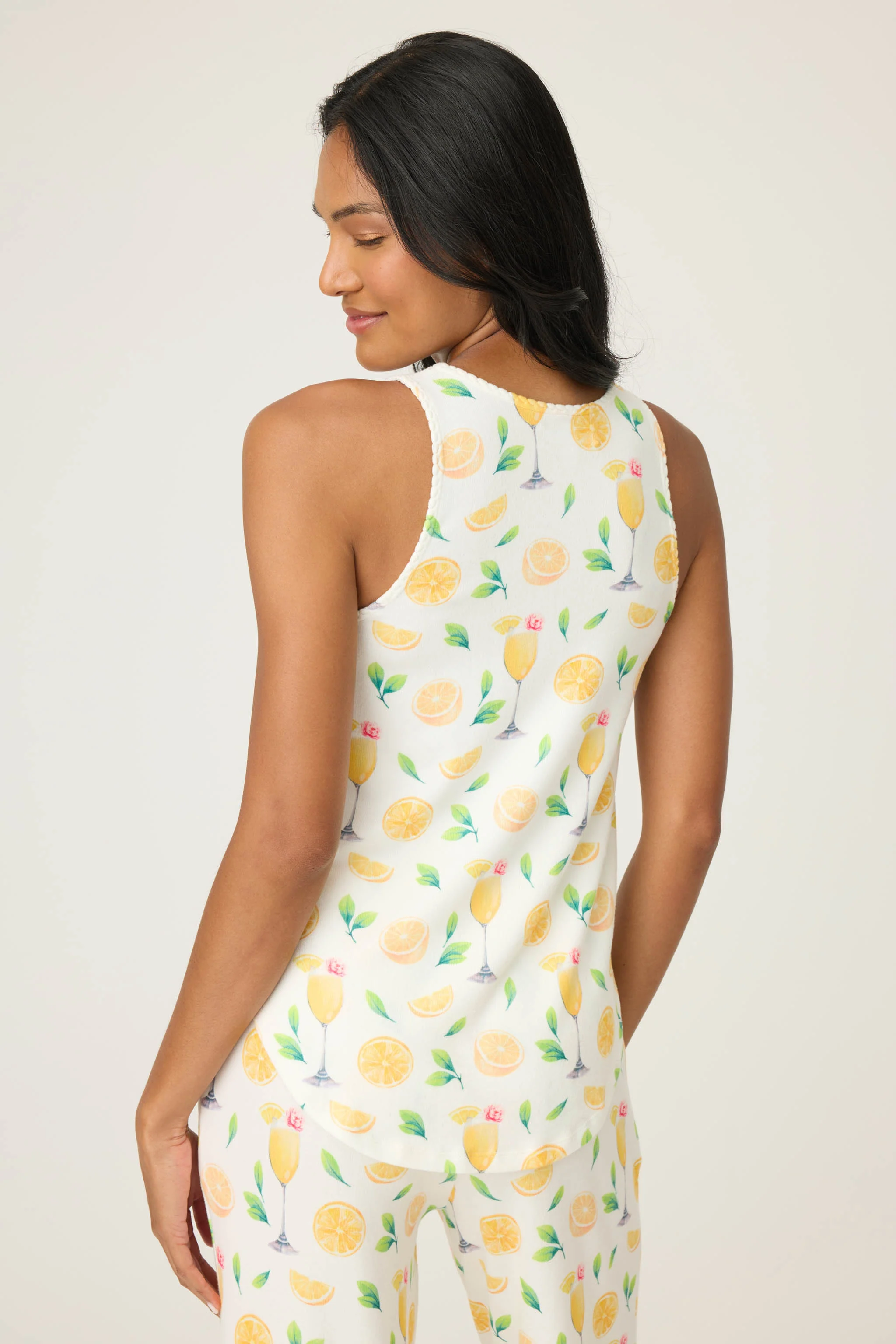 Mimosa Me Drink Print Tank Top - Image 2