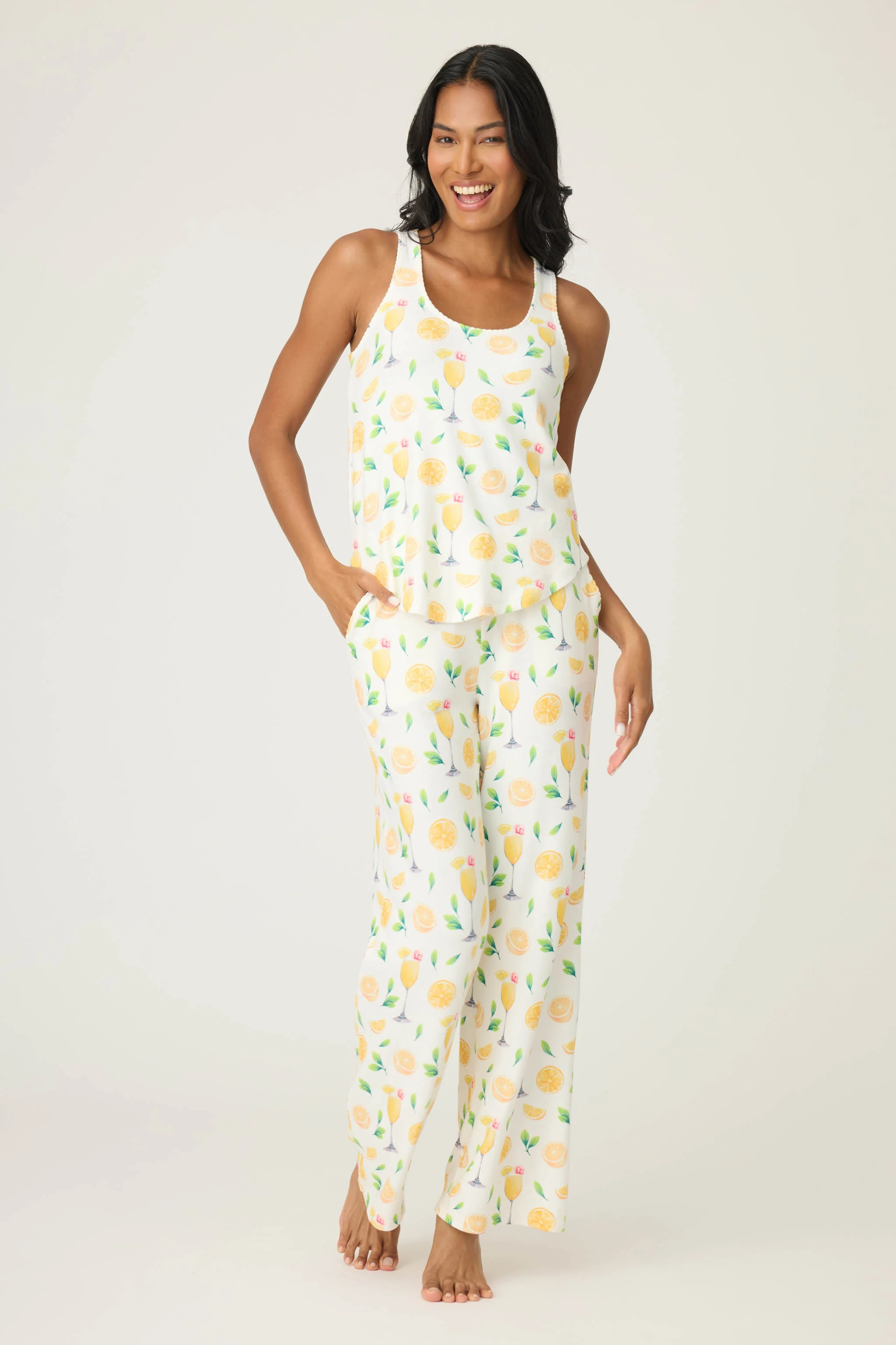 Mimosa Me Drink Print Tank Top - Image 3