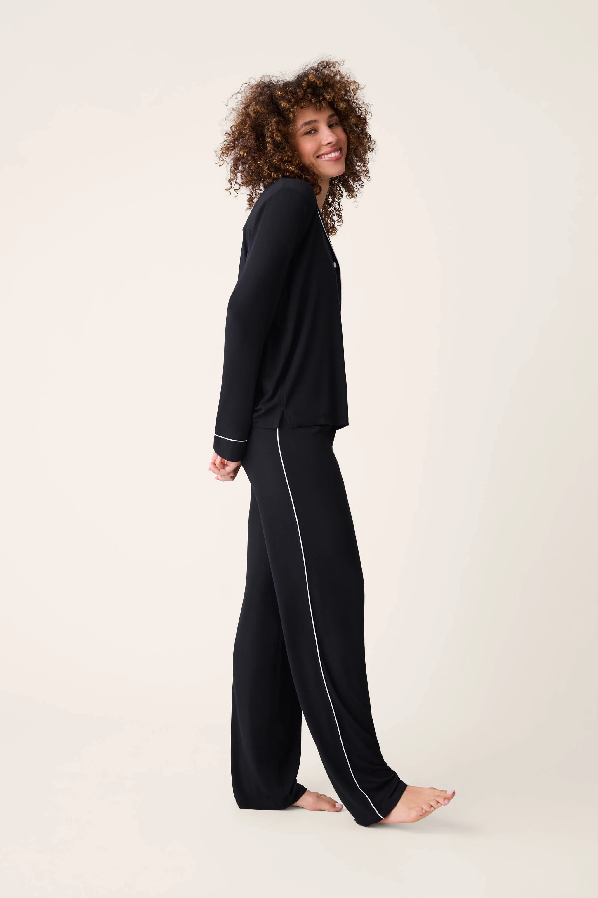 Modal Dreams Black 3-Piece PJ Set - Image 5