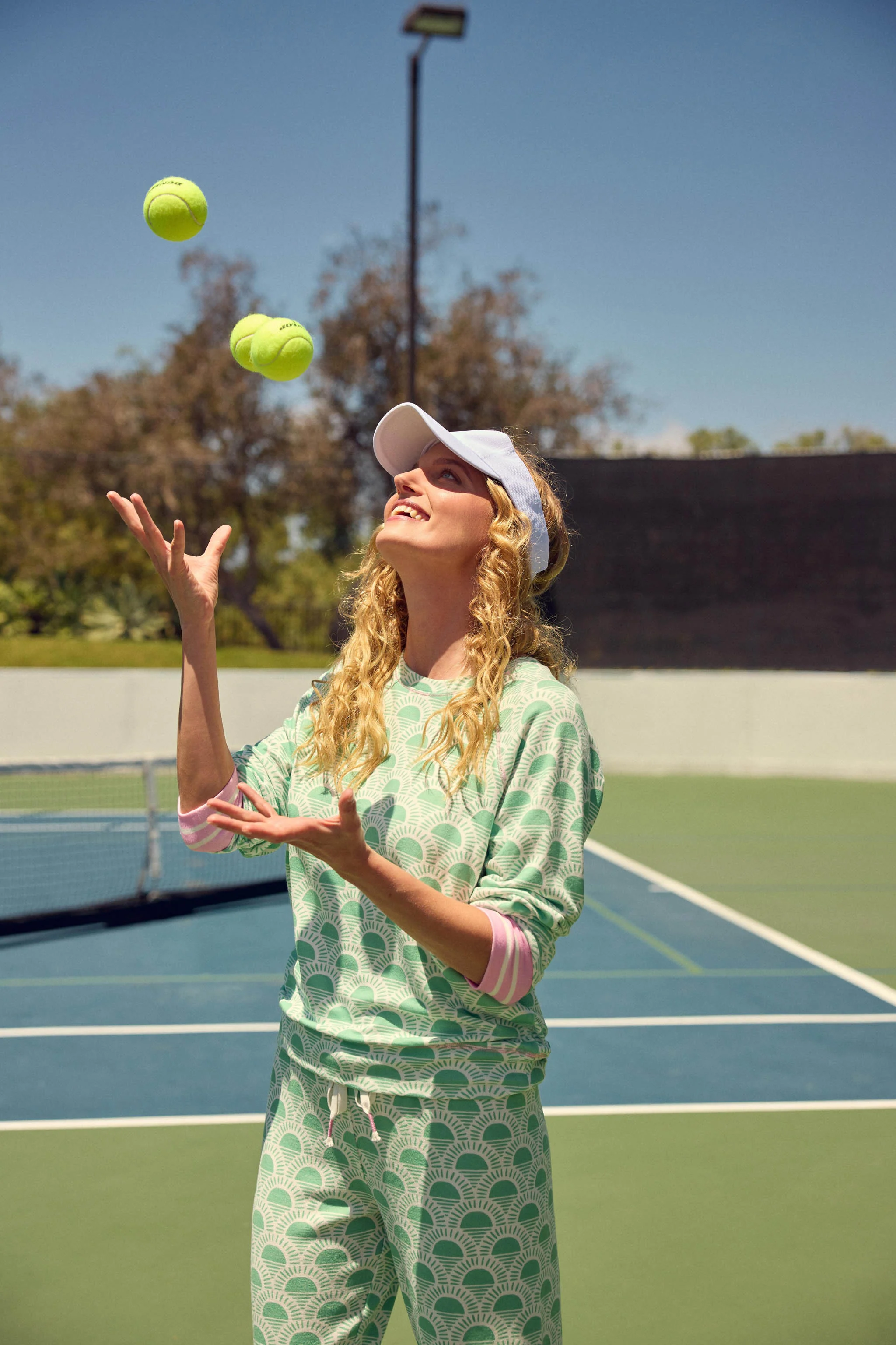 Peachy Party Courtside Long Sleeve Top - Image 2