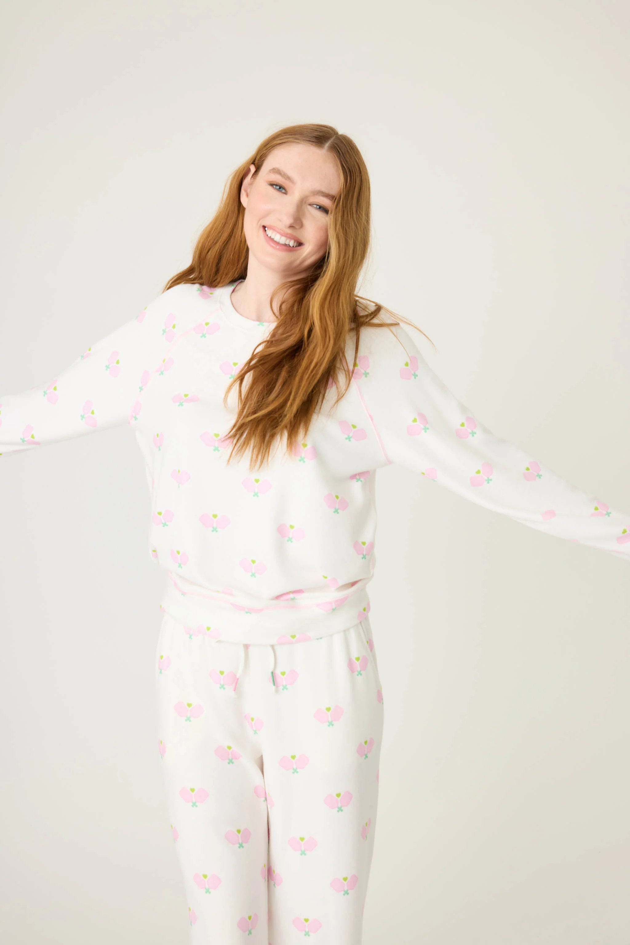 Peachy Party Pickleball Long Sleeve Top - Image 3