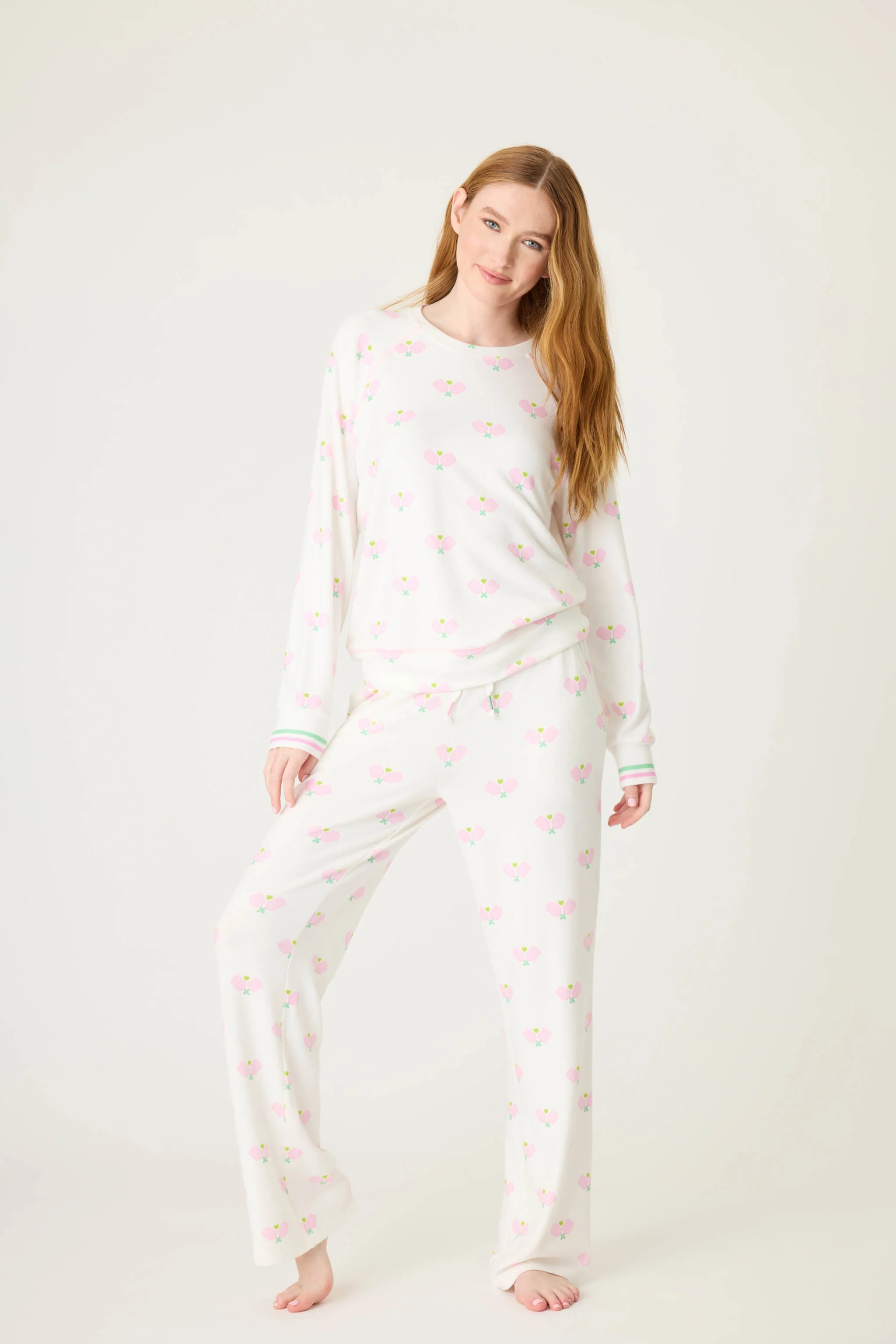 Peachy Party Pickleball Long Sleeve Top - Image 4