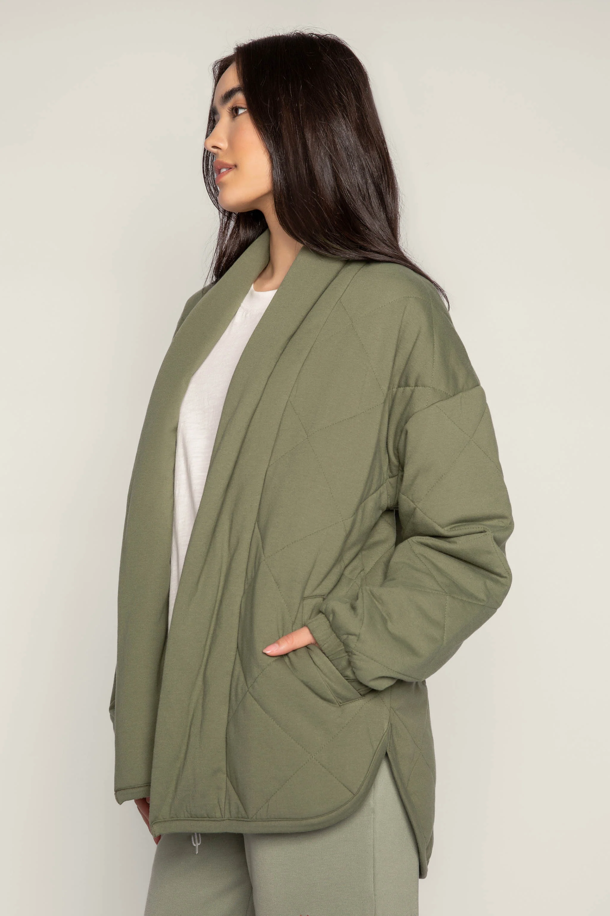 Quilted Jersey Jacket - Image 3