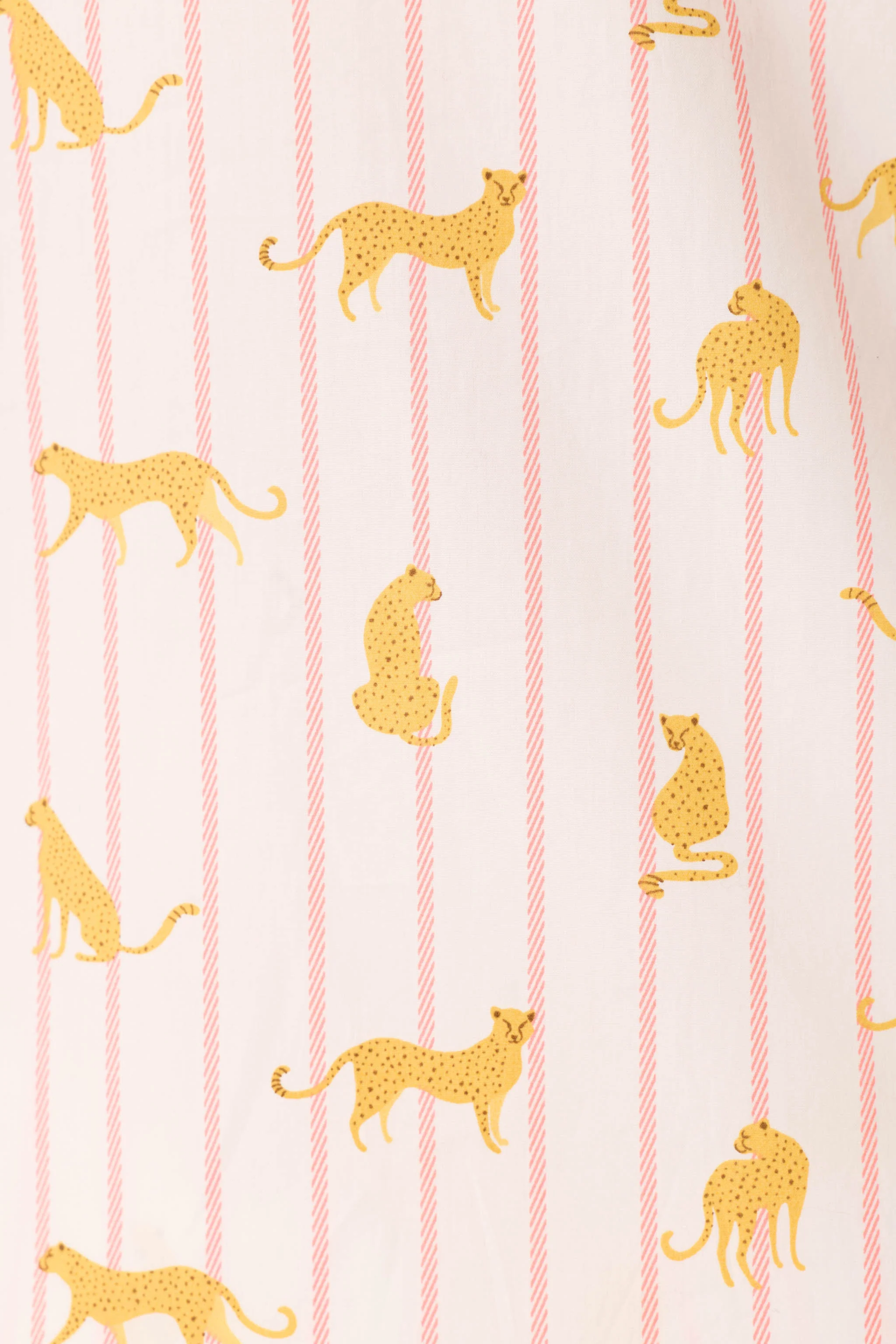 Afterparty Poplin Cheetah Charm Short PJ Set - Image 8