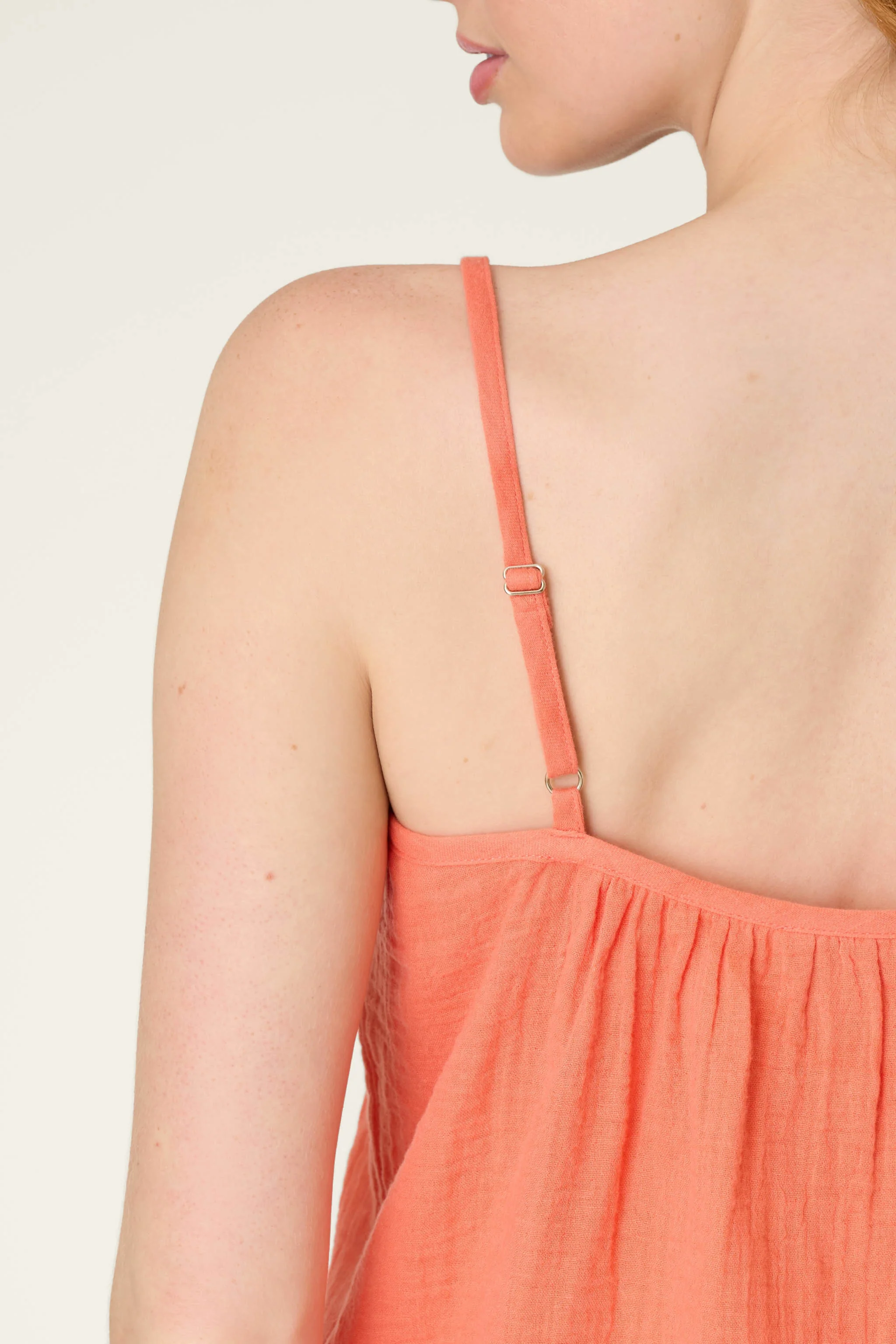 Sea You in Capri Hot Coral Cami - Image 4