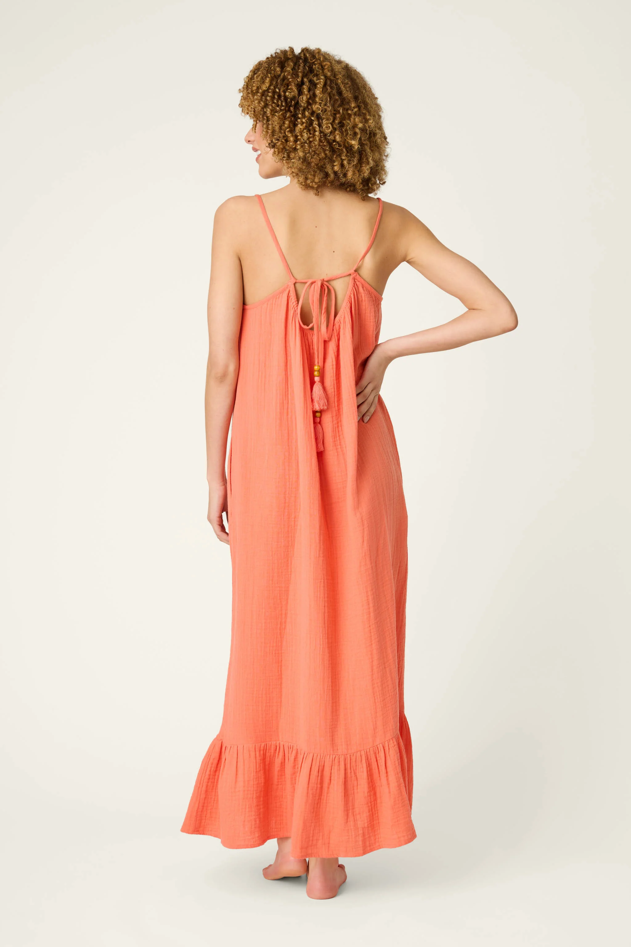Sea You in Capri Hot Coral Dress - Image 2