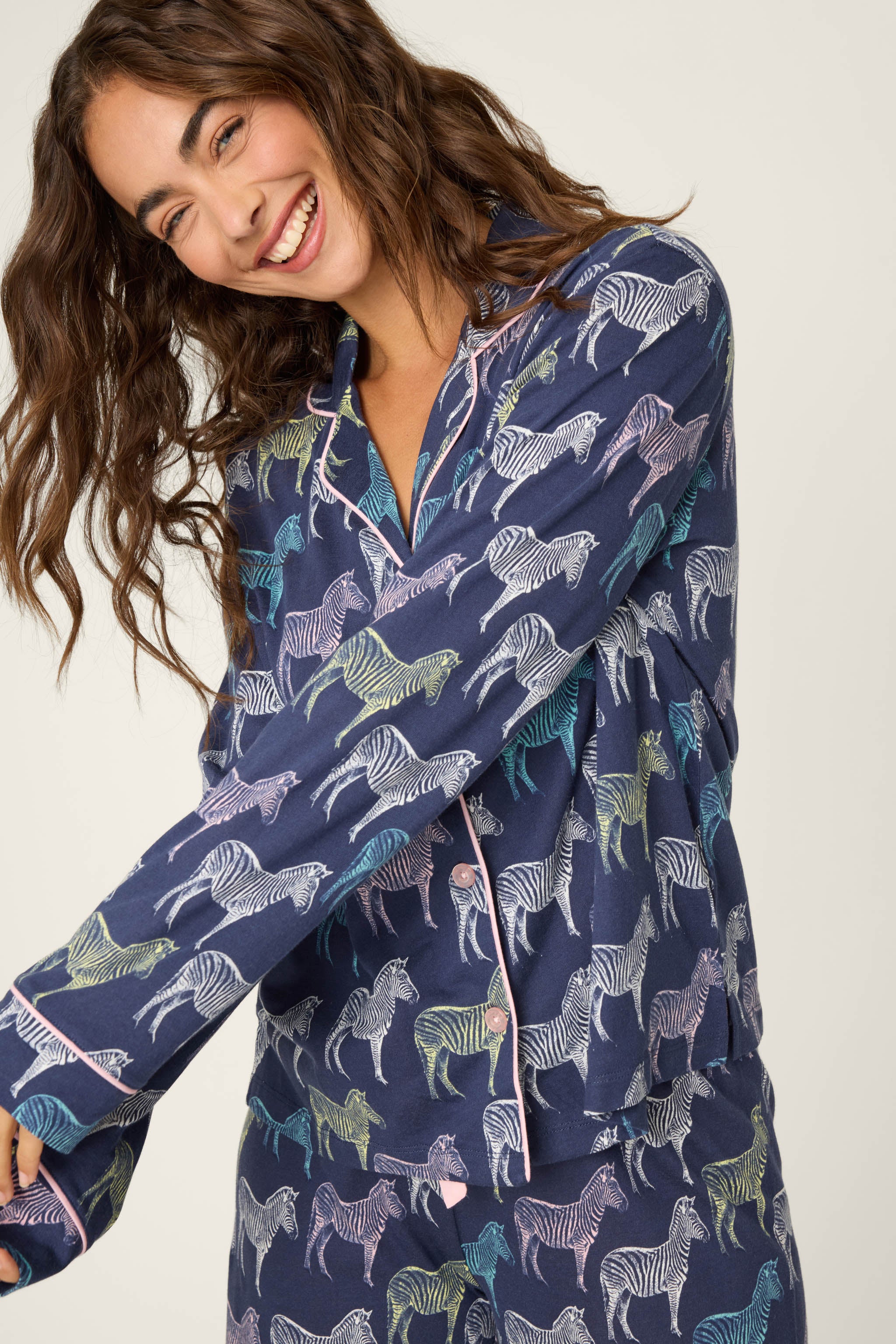 Whimsy Technicolor Safari PJ Set - Image 4