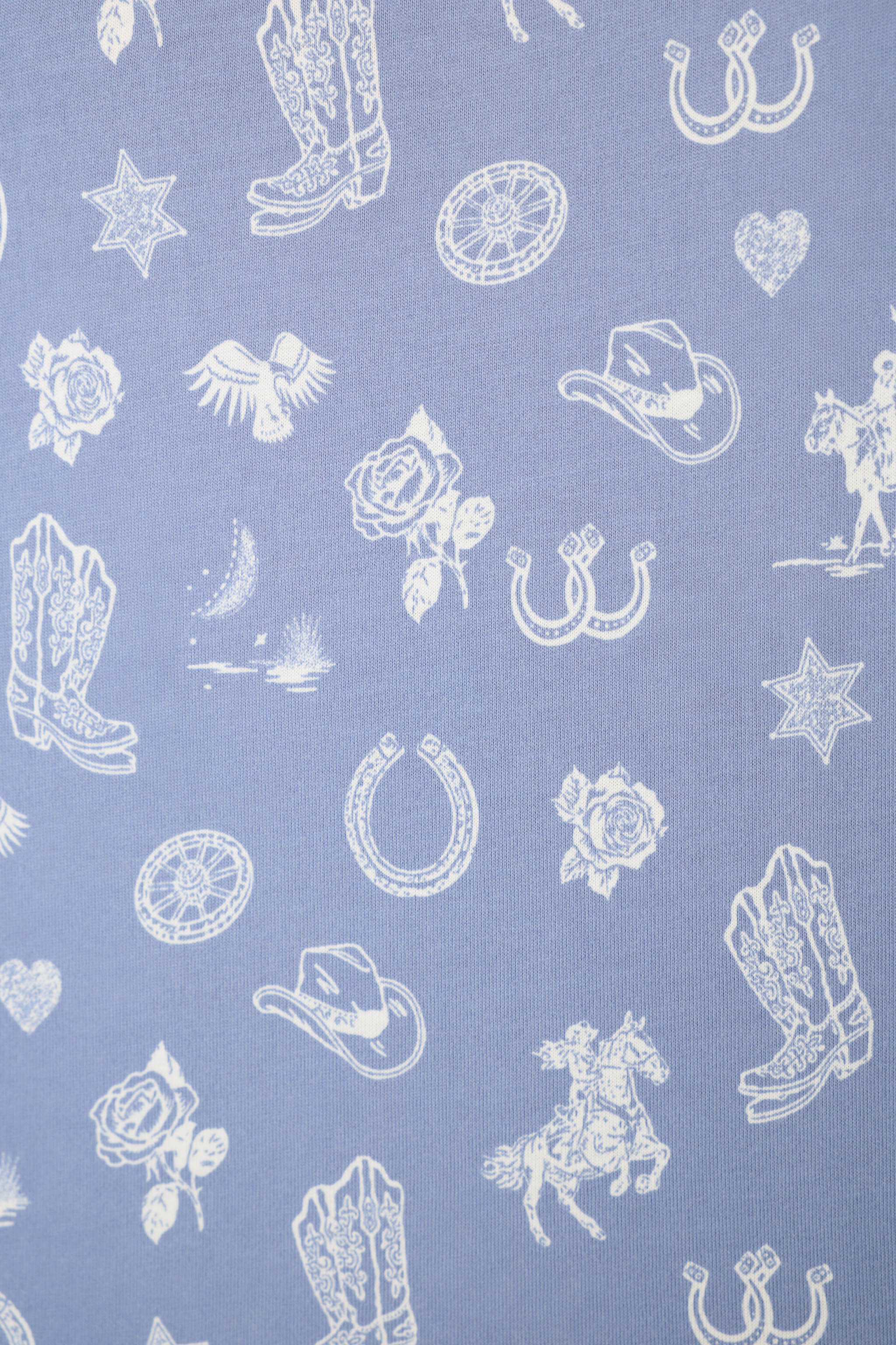 Whimsy Lone Star Love Cropped PJ Set - Image 6