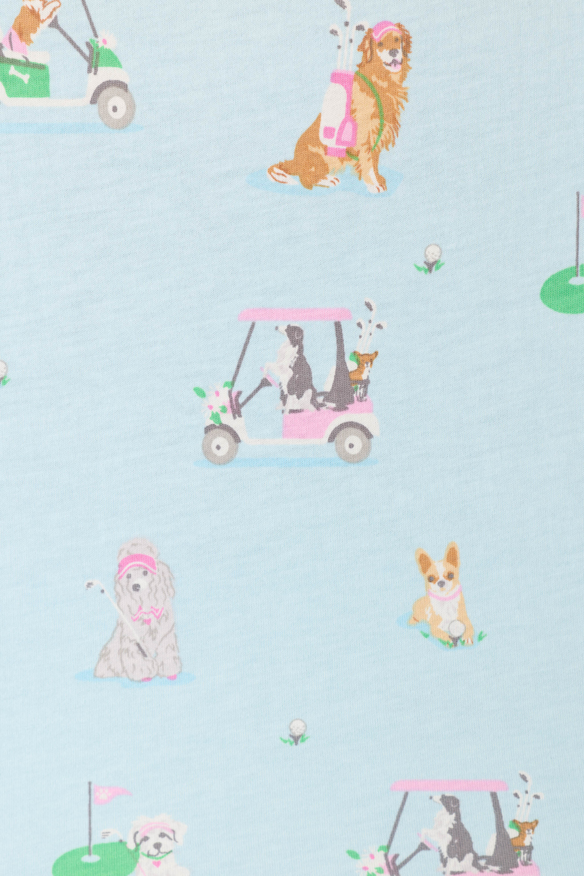 Whimsy Putter Pup Cropped PJ Set - Image 6