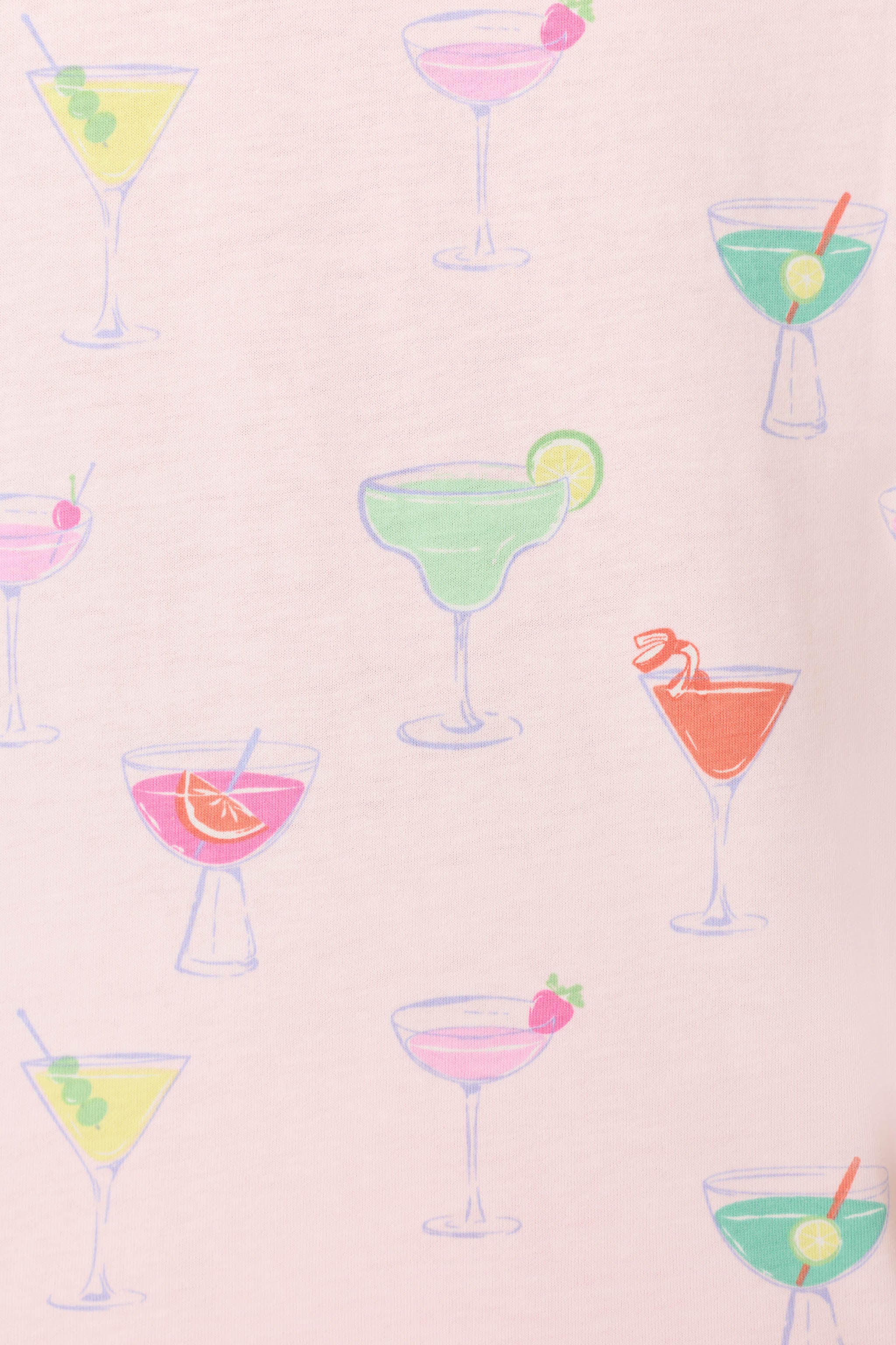 Whimsy Sip Happens Cropped PJ Set - Image 6