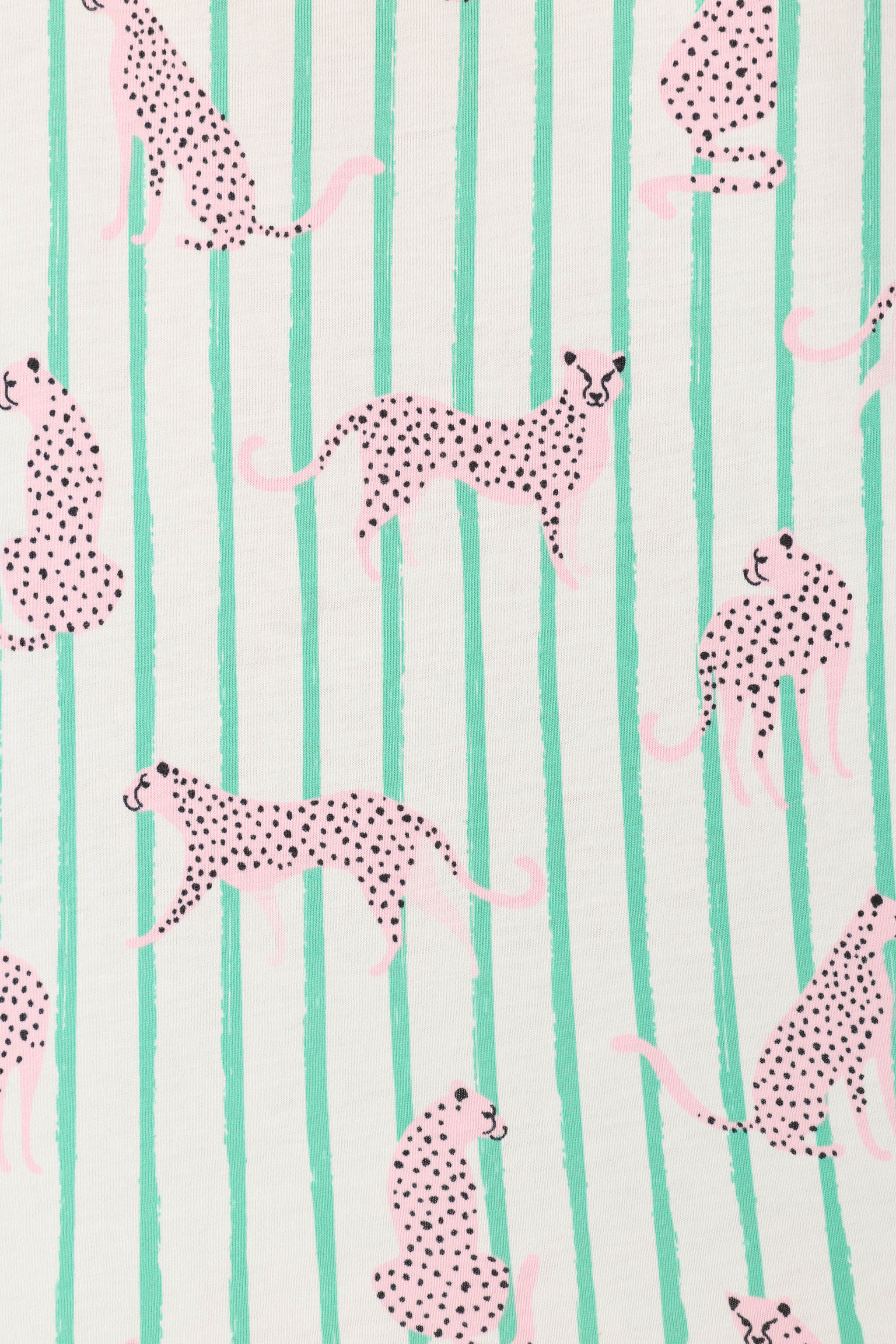 Whimsy Cool Cat Cropped PJ Set - Image 6