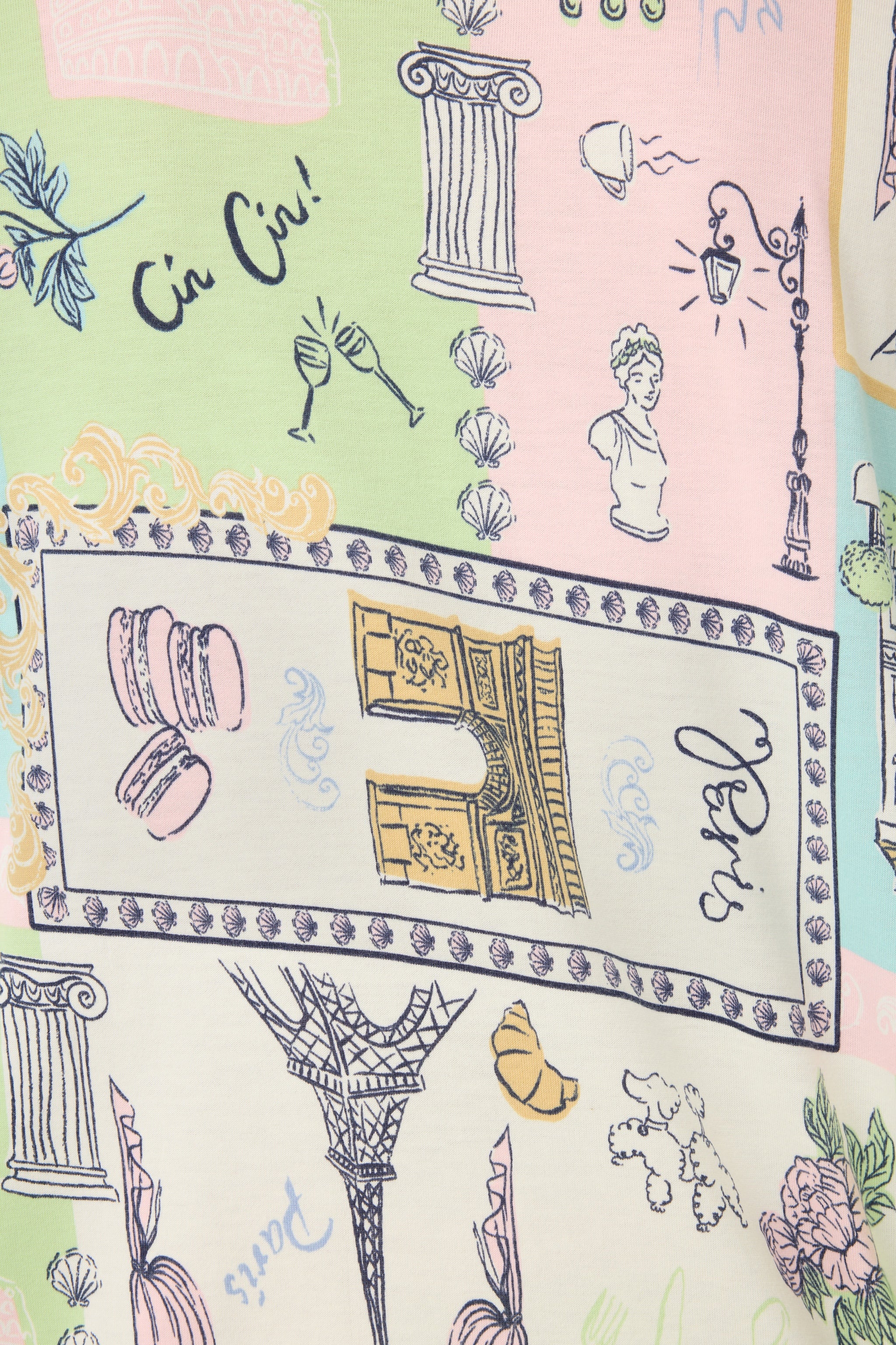 Whimsy Postcards From Paris PJ Set - Image 7