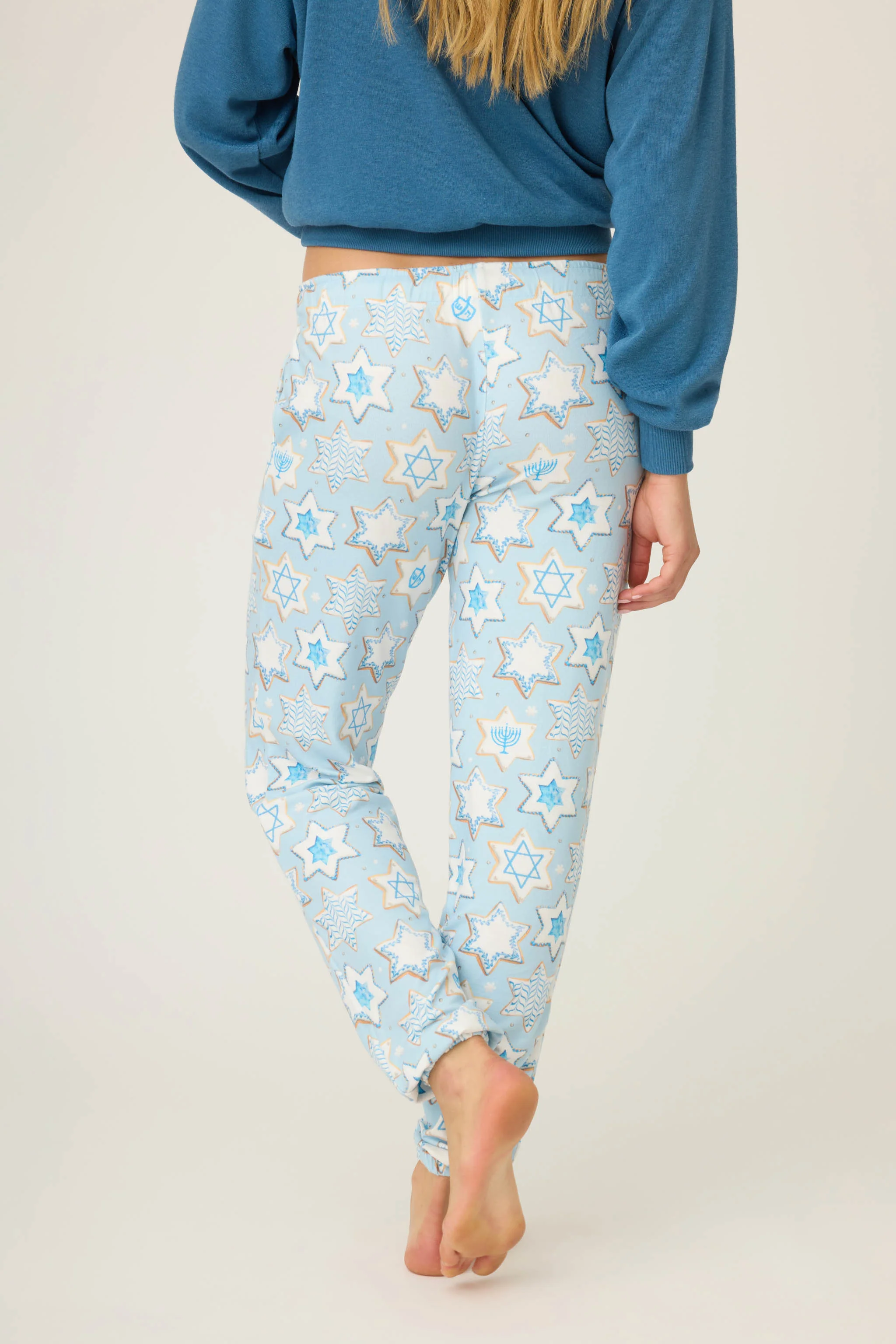 You Had Me At Shalom Cookie Print Banded Pants - Image 4
