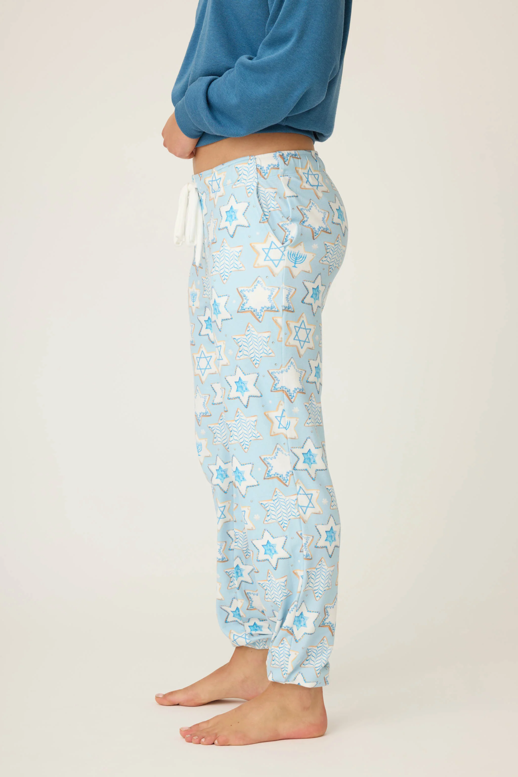 You Had Me At Shalom Cookie Print Banded Pants - Image 5
