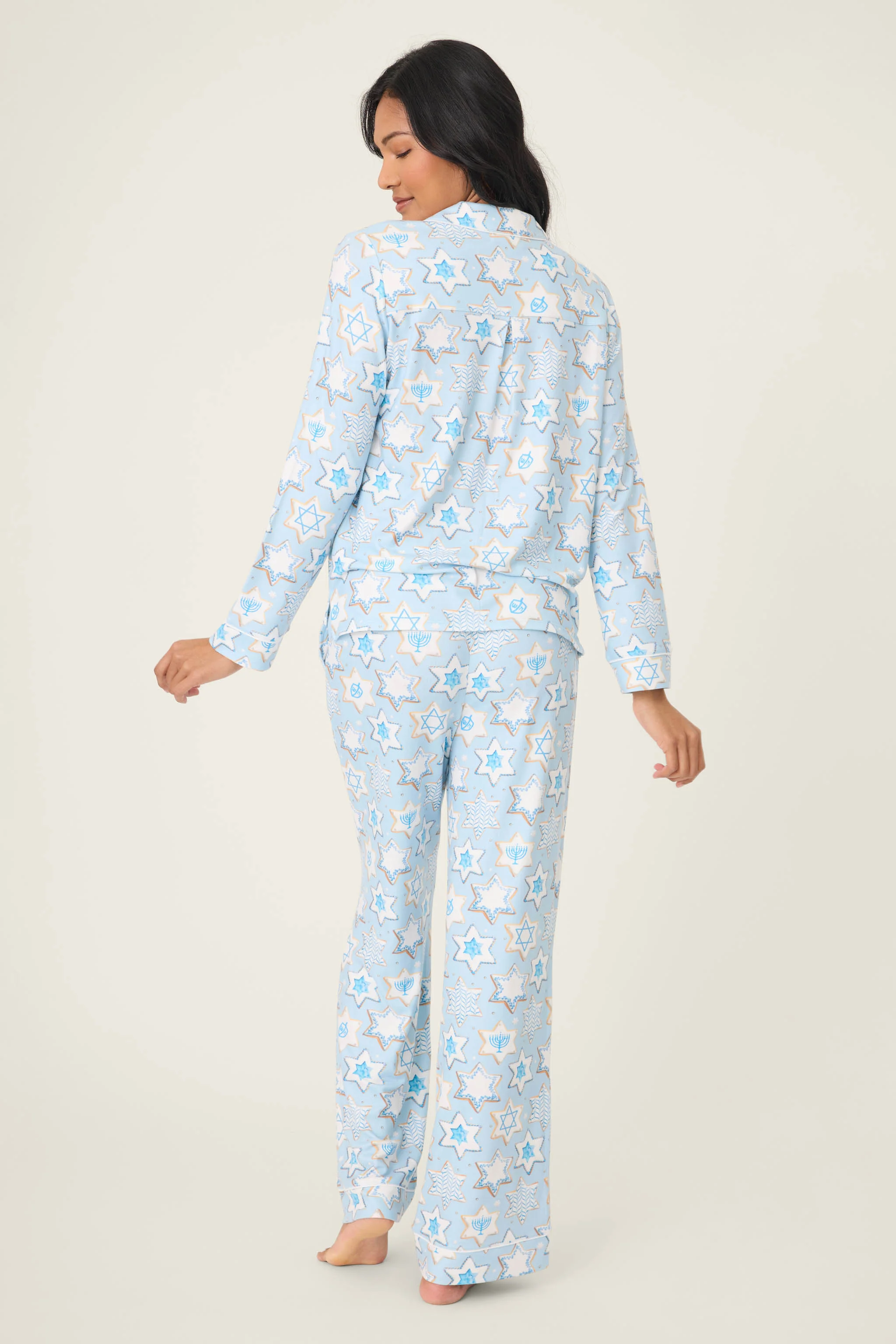 You Had Me At Shalom Cookie Print PJ Set - Image 4