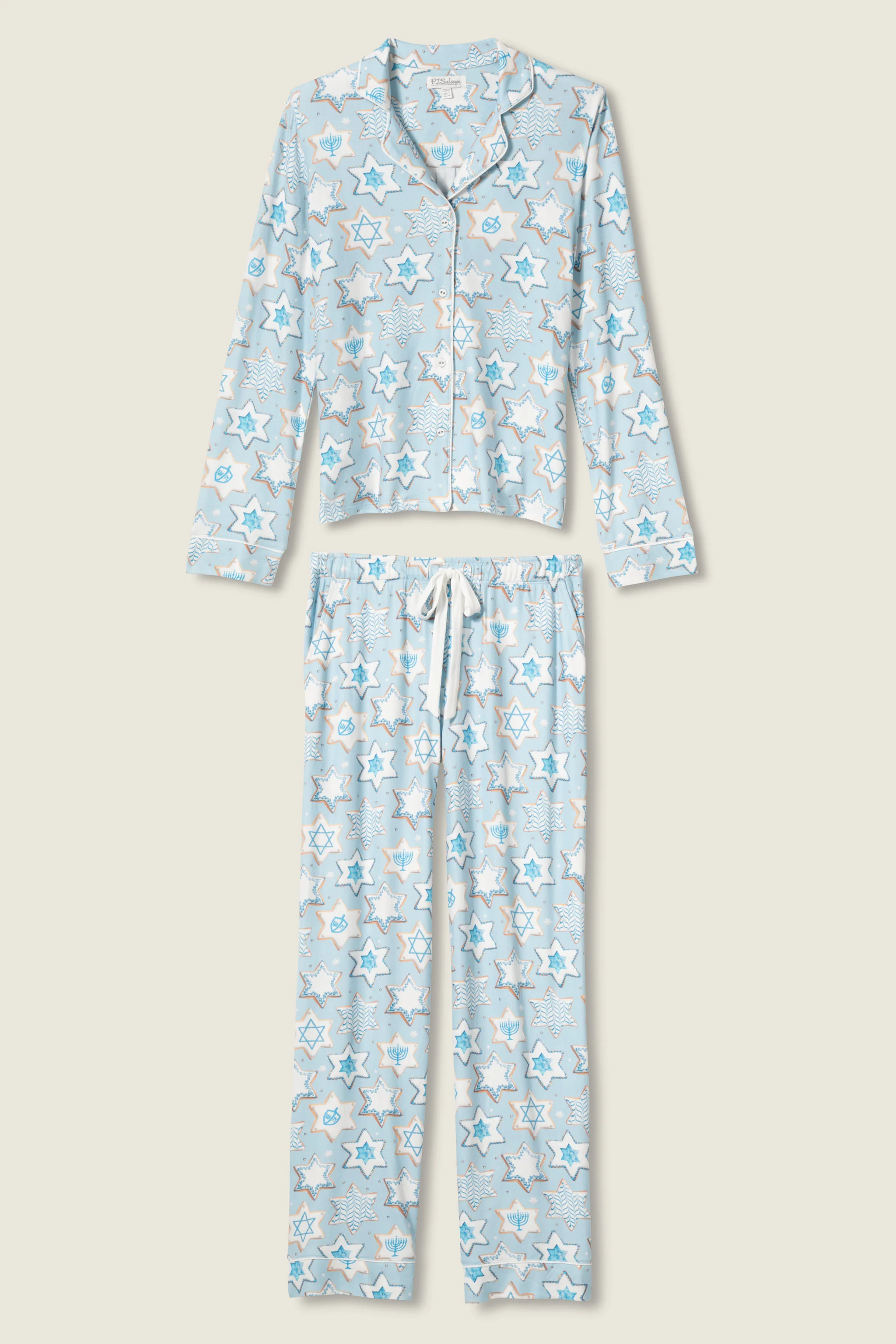You Had Me At Shalom Cookie Print PJ Set - Image 6