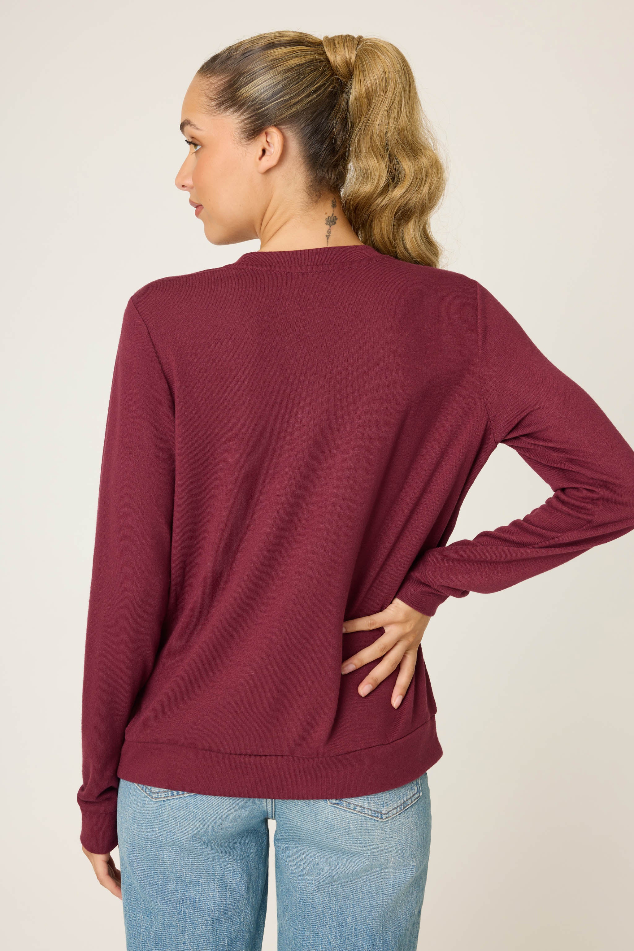 Reloved Lounge Long Sleeve Top - Image 4